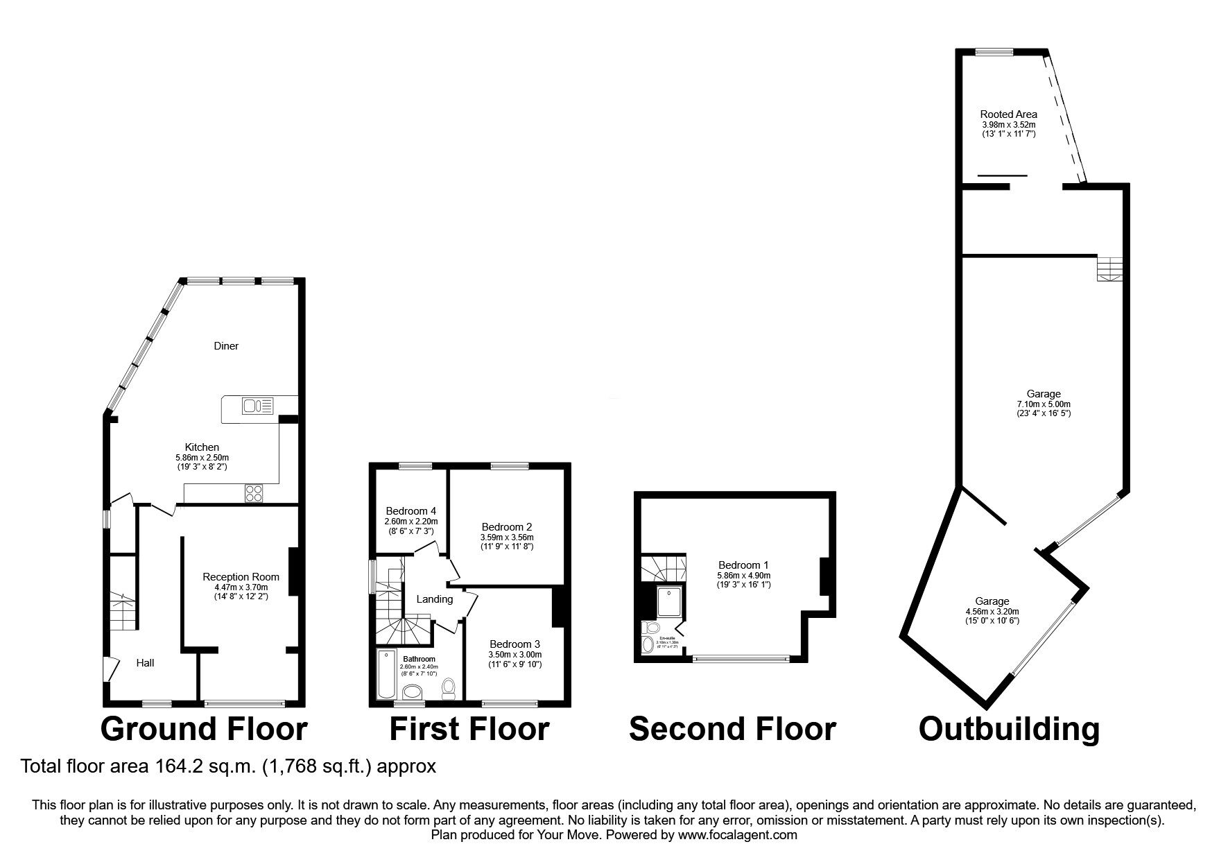 Floorplan of 3 bedroom Semi Detached House for sale, Chertsey Bank, Carlisle, Cumbria, CA1