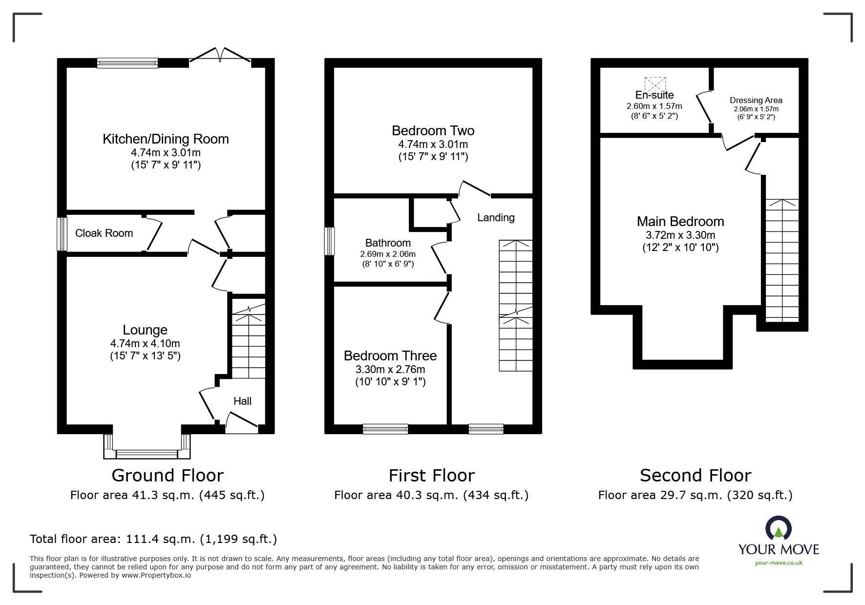 Floorplan of 3 bedroom Semi Detached House for sale, Bridge End Terrace, Carlisle, Cumbria, CA2
