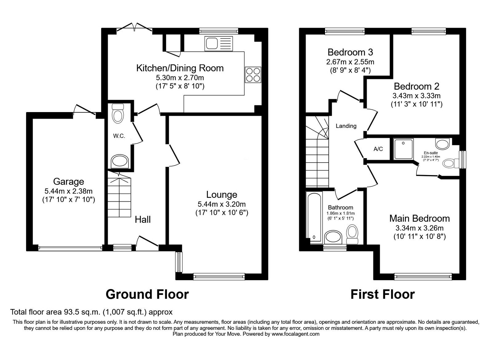 Floorplan of 3 bedroom Detached House for sale, Irthing Park, Brampton, Cumbria, CA8