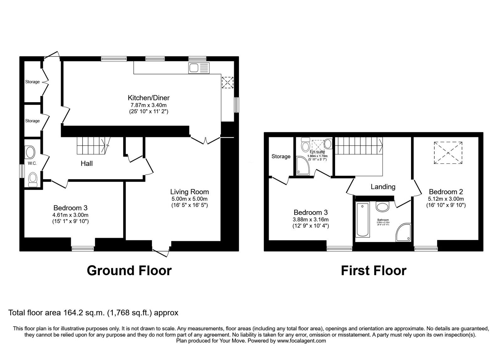 Floorplan of 3 bedroom End Terrace House for sale, Greensyke Court, Cumdivock, Carlisle, CA5