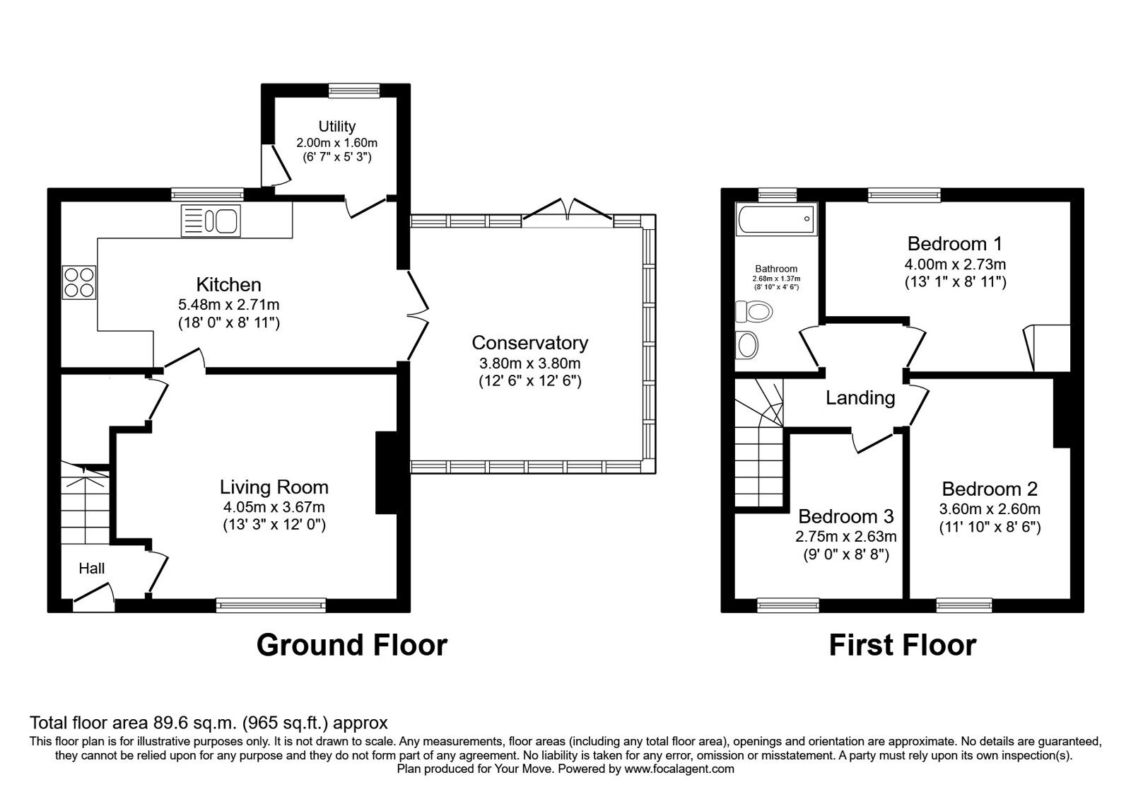 Floorplan of 3 bedroom Semi Detached House for sale, Haig Road, Carlisle, Cumbria, CA1