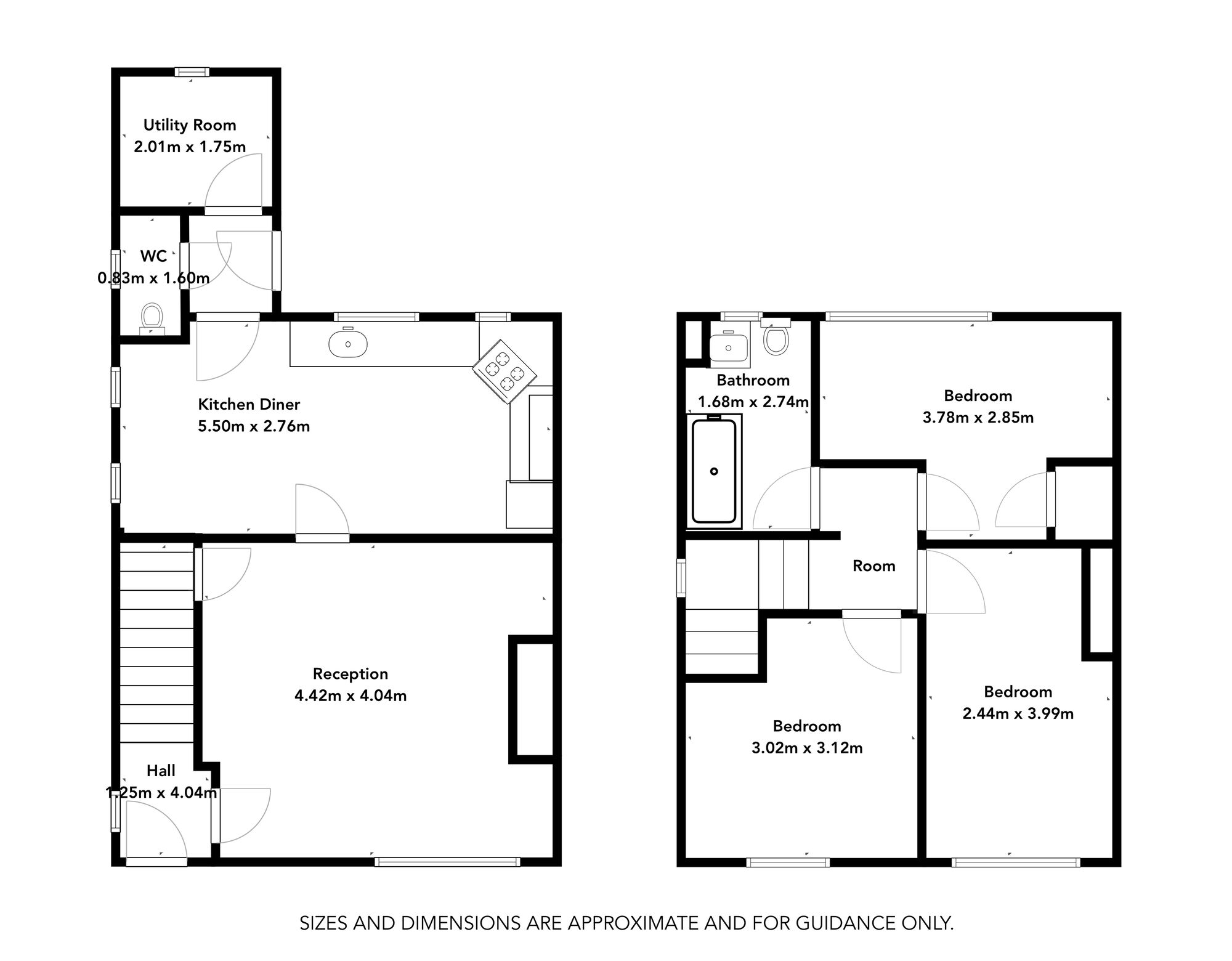 Floorplan of 3 bedroom Semi Detached House for sale, Gillford Crescent, Cumbria, CA1