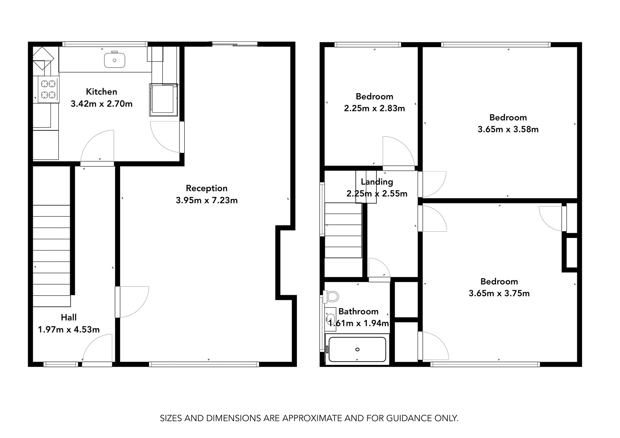 Floorplan of 3 bedroom Semi Detached House for sale, Eden Park Crescent, Carlisle, Cumbria, CA1