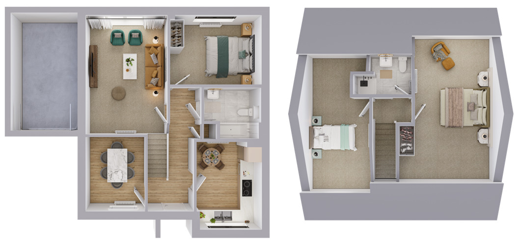 Floorplan of 3 bedroom Detached Bungalow for sale, Derwent Rise, Seaton, Cumbria, CA14