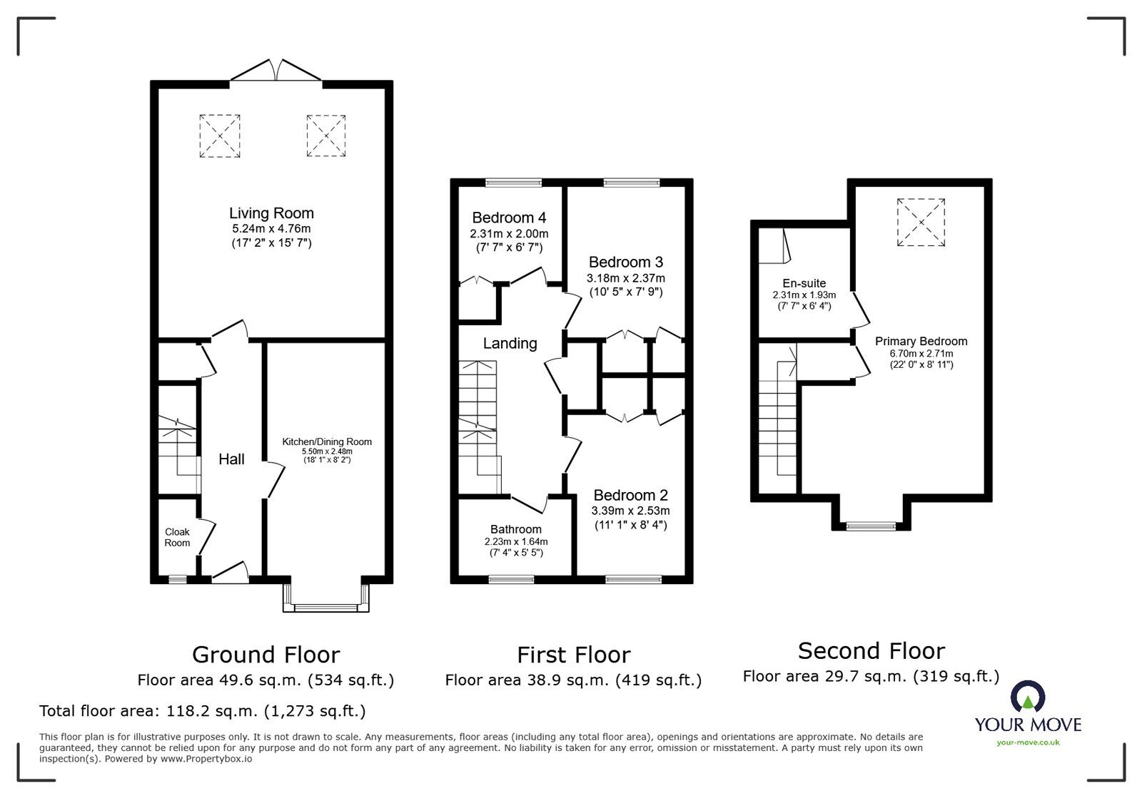 Floorplan of 4 bedroom Semi Detached House for sale, Garrett Way, Carlisle, Cumbria, CA3