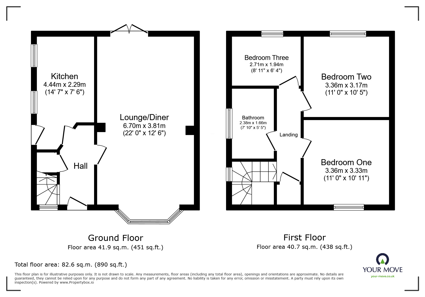 Floorplan of 3 bedroom Semi Detached House for sale, Shady Grove Road, Carlisle, Cumbria, CA2