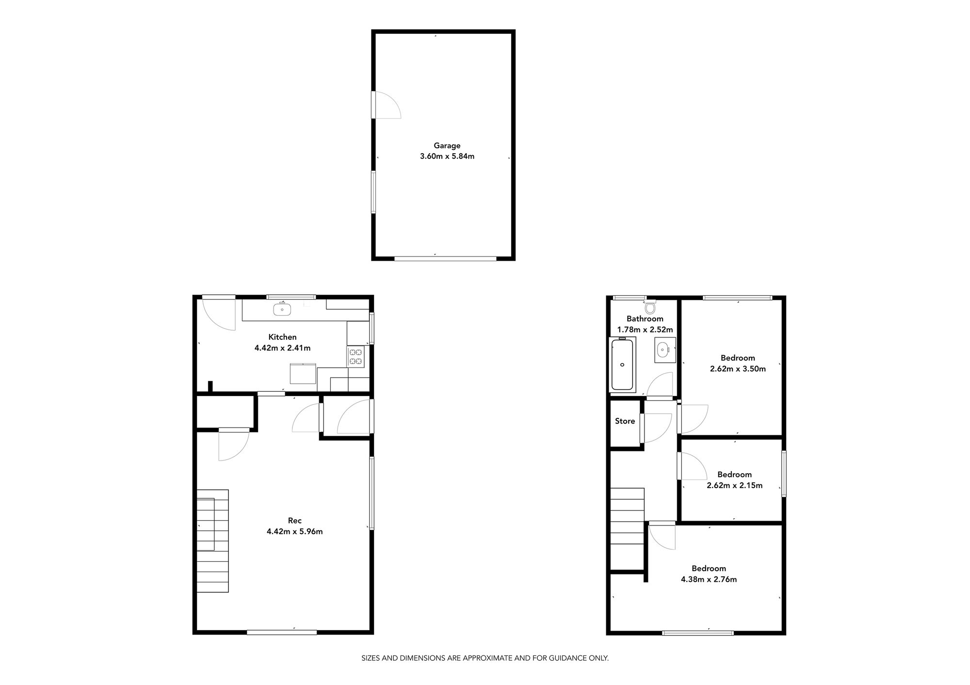 Floorplan of 3 bedroom Semi Detached House for sale, Longholme Road, Carlisle, Cumbria, CA1