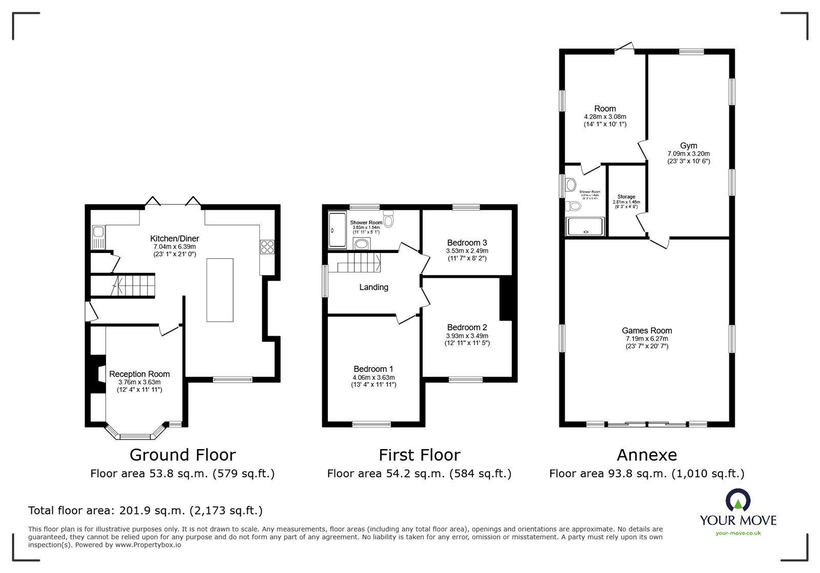 Floorplan of 3 bedroom Semi Detached House for sale, Newtown Road, Carlisle, Cumbria, CA2