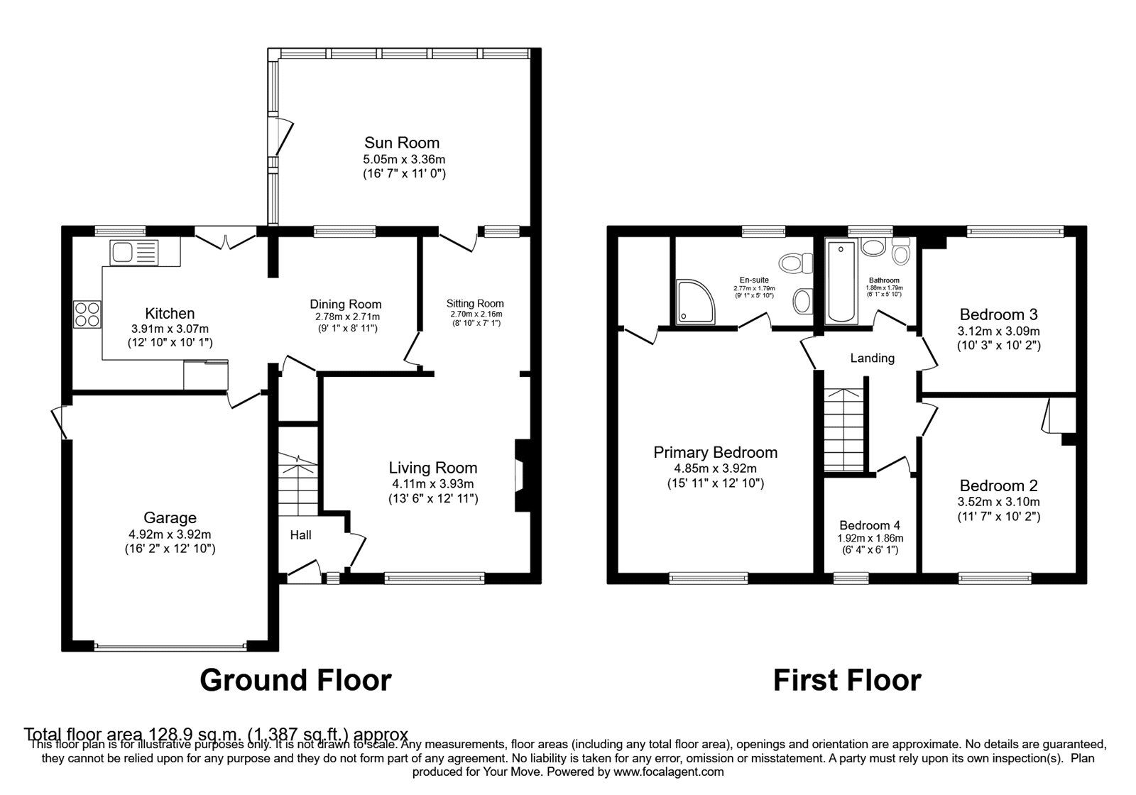 Floorplan of 4 bedroom Semi Detached House for sale, High Meadow, Carlisle, Cumbria, CA2