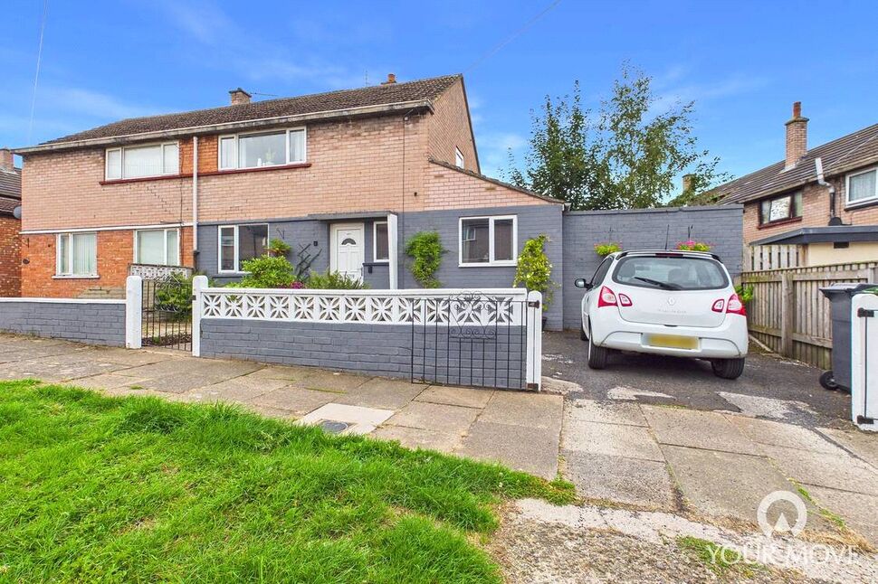 Main image of 2 bedroom Semi Detached House for sale, Beverley Rise, Carlisle, Cumbria, CA1