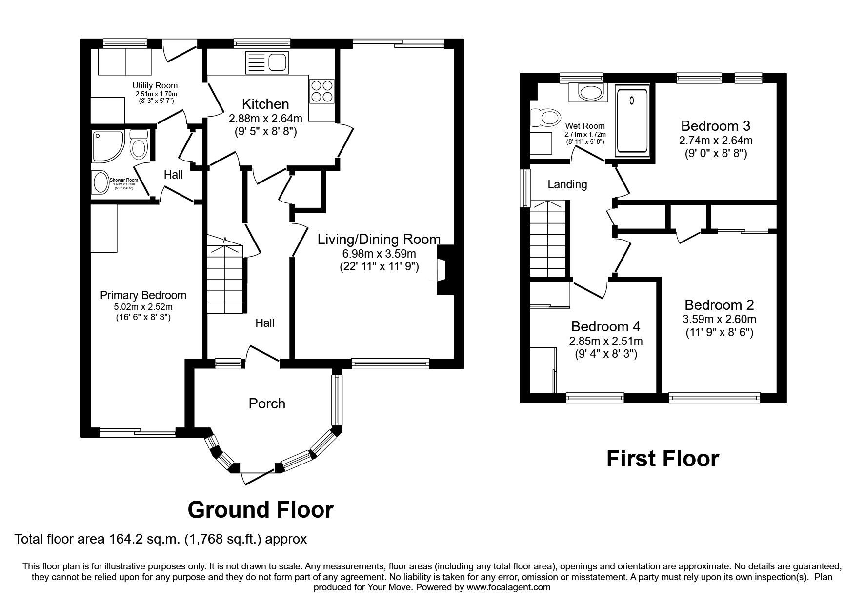 Floorplan of 3 bedroom Link Detached House for sale, Hebden Avenue, Carlisle, Cumbria, CA2