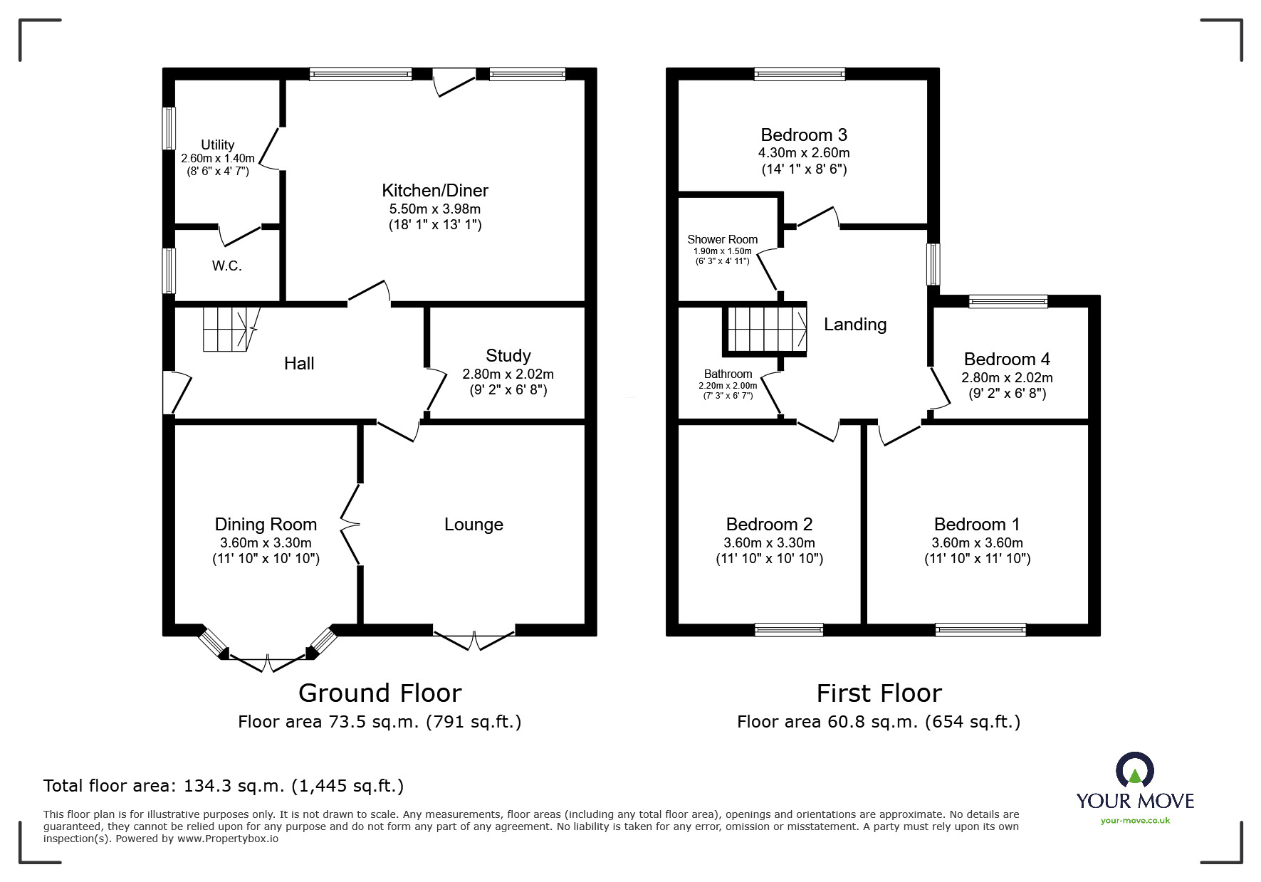 Floorplan of 4 bedroom Semi Detached House for sale, Cowley Lane, Chapeltown, South Yorkshire, S35
