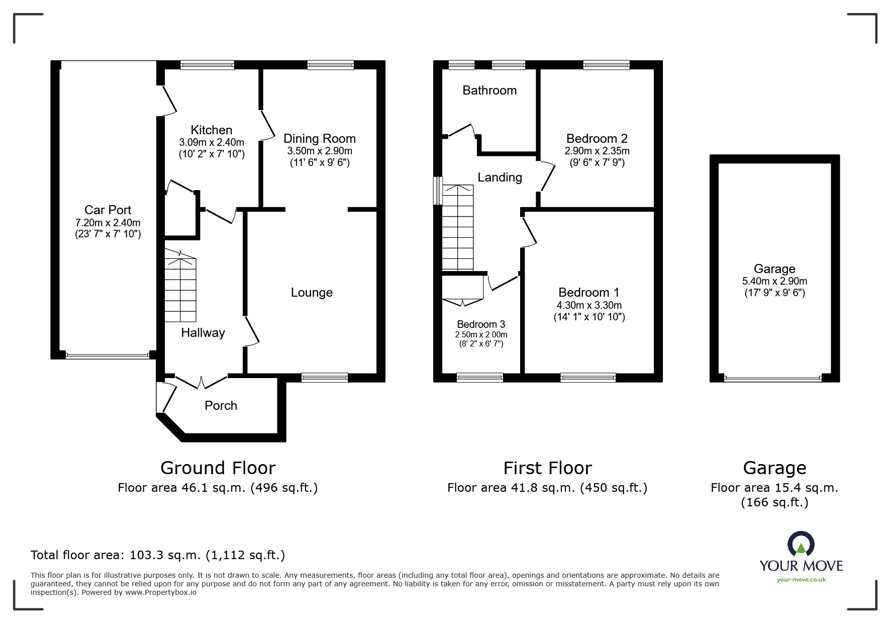 Floorplan of 3 bedroom Semi Detached House for sale, Vicarage Road, Grenoside, South Yorkshire, S35
