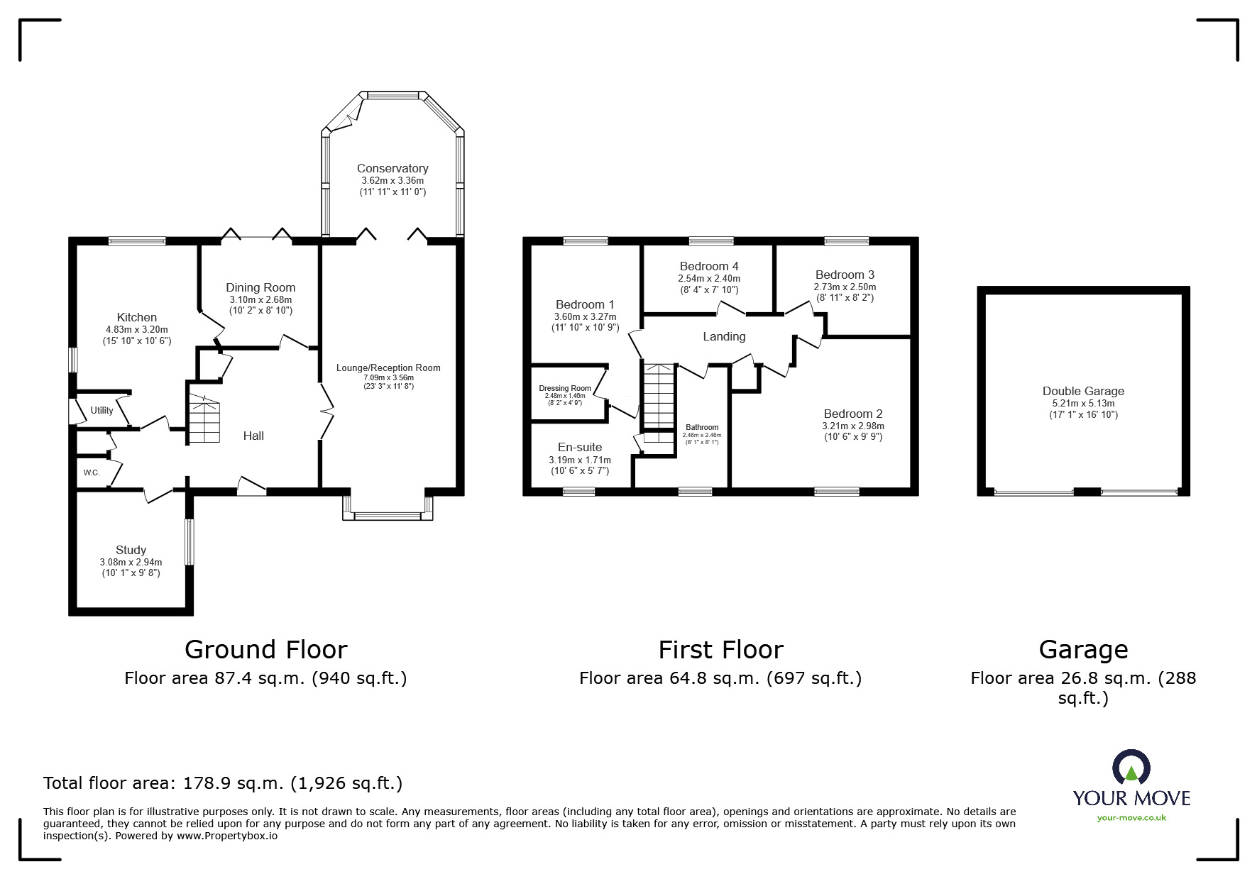 Floorplan of 4 bedroom Detached House for sale, Scholes View, Ecclesfield, South Yorkshire, S35