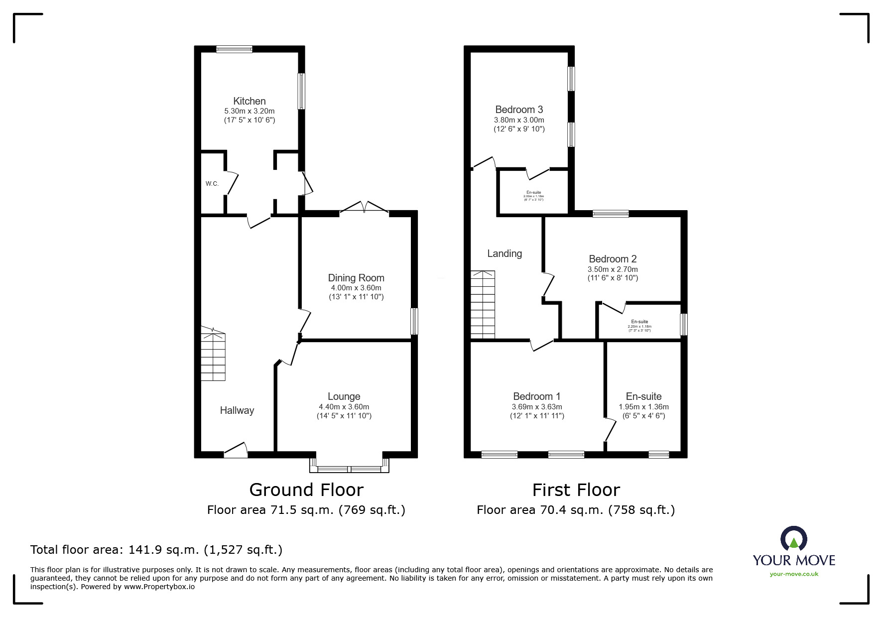 Floorplan of 3 bedroom Semi Detached House for sale, Greenhead Lane, Chapeltown, South Yorkshire, S35