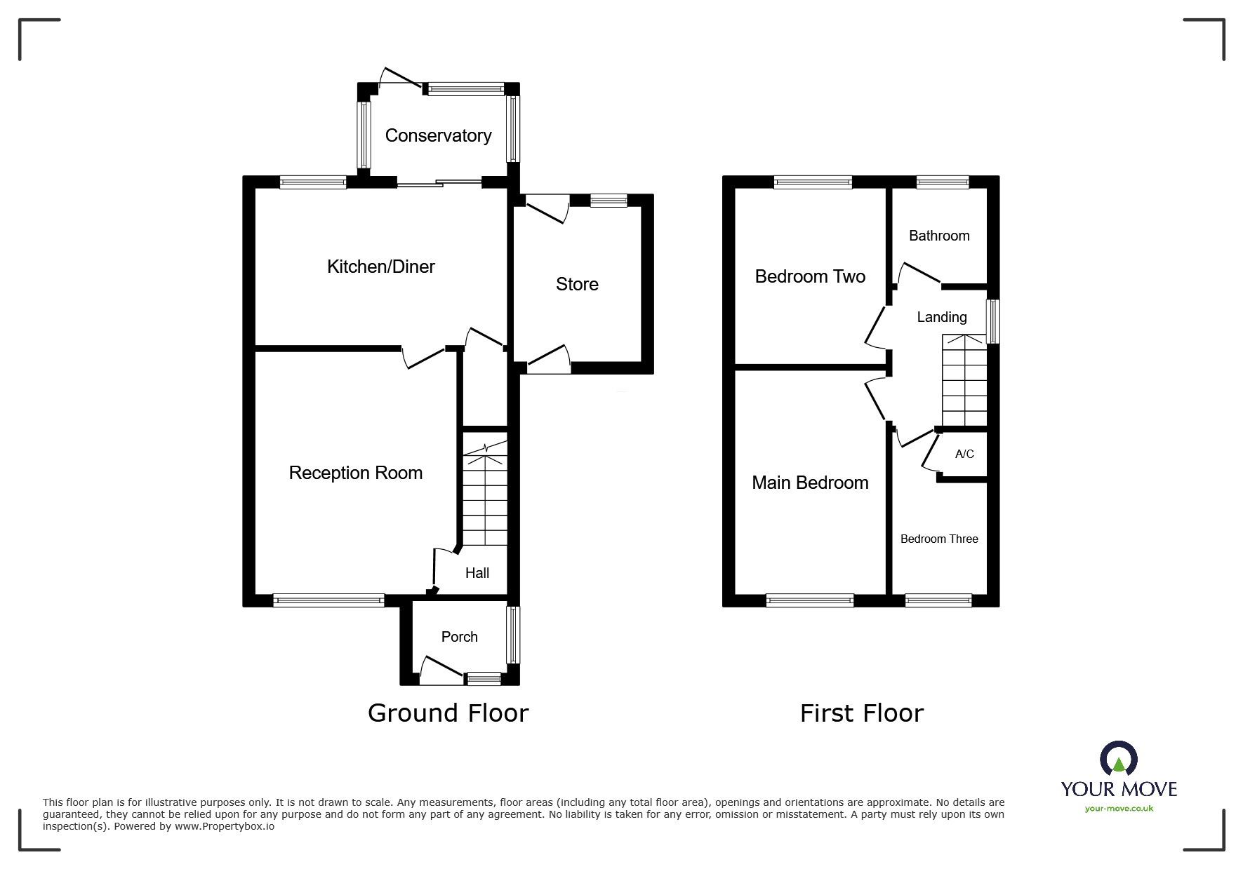 Floorplan of 3 bedroom Semi Detached House for sale, Livingstone Road, Chapeltown, South Yorkshire, S35