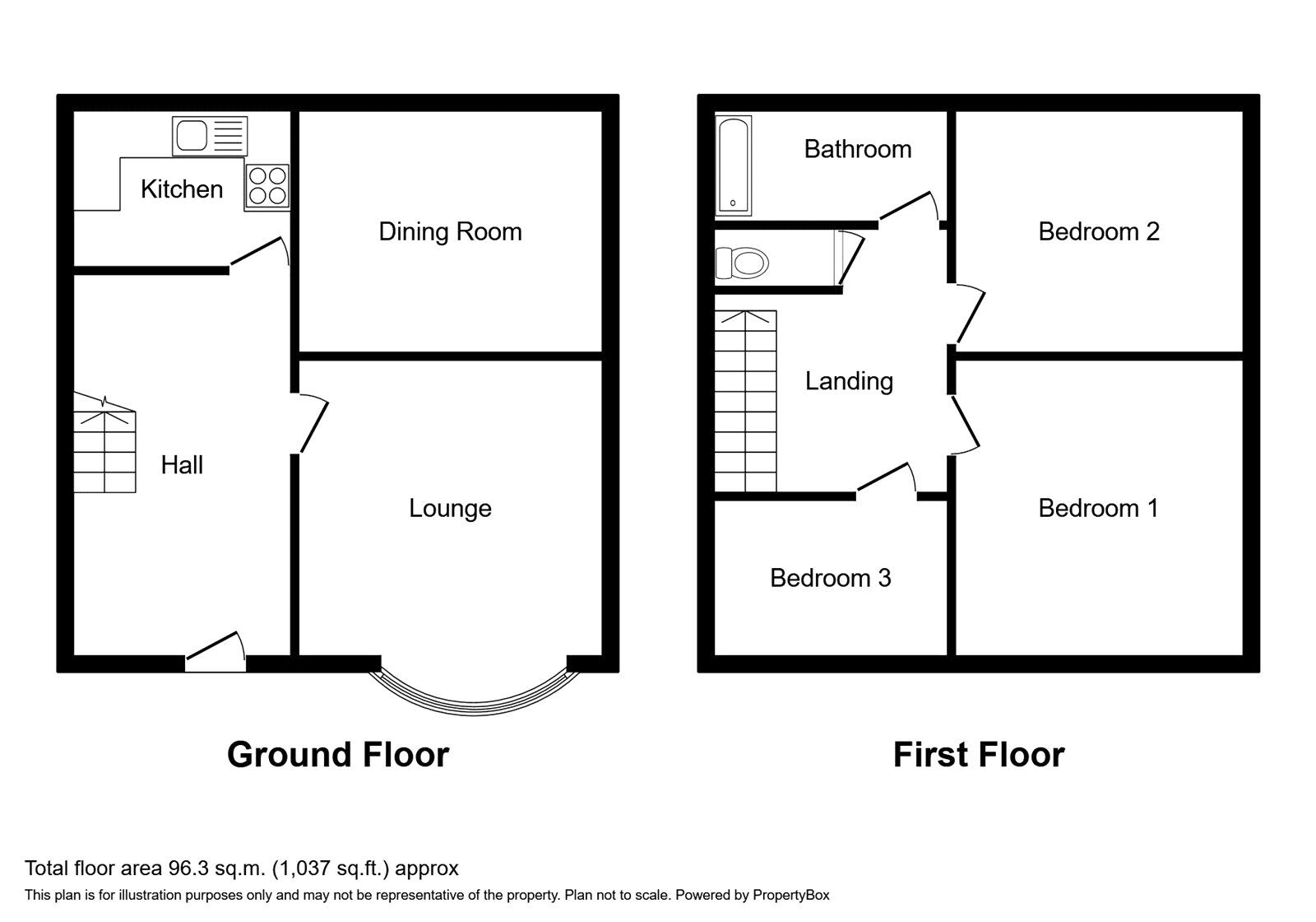 Floorplan of 3 bedroom Semi Detached House to rent, Firshill Avenue, Sheffield, S4