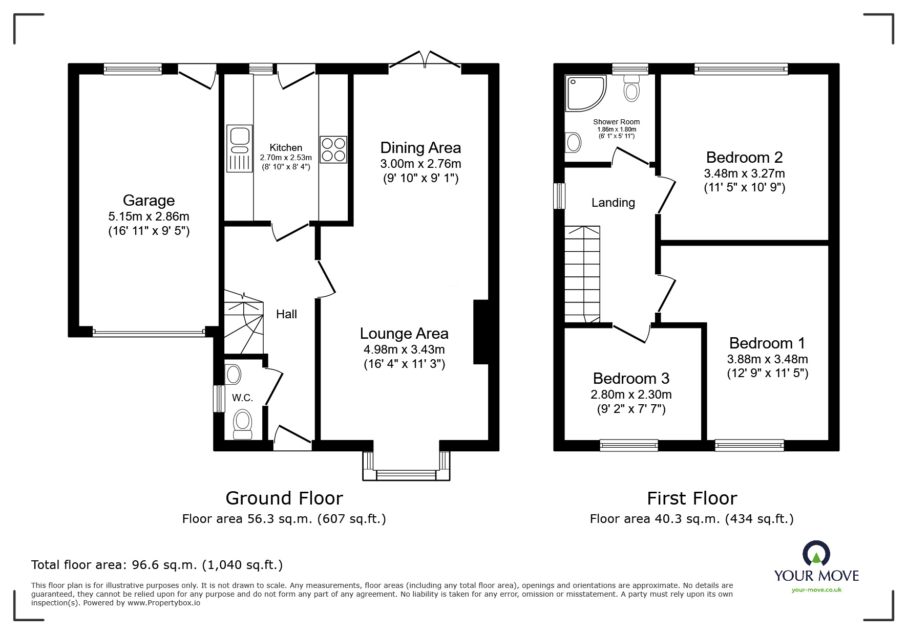 Floorplan of 3 bedroom Detached House for sale, Hillcrest Road, Chapeltown, Sheffield, S35