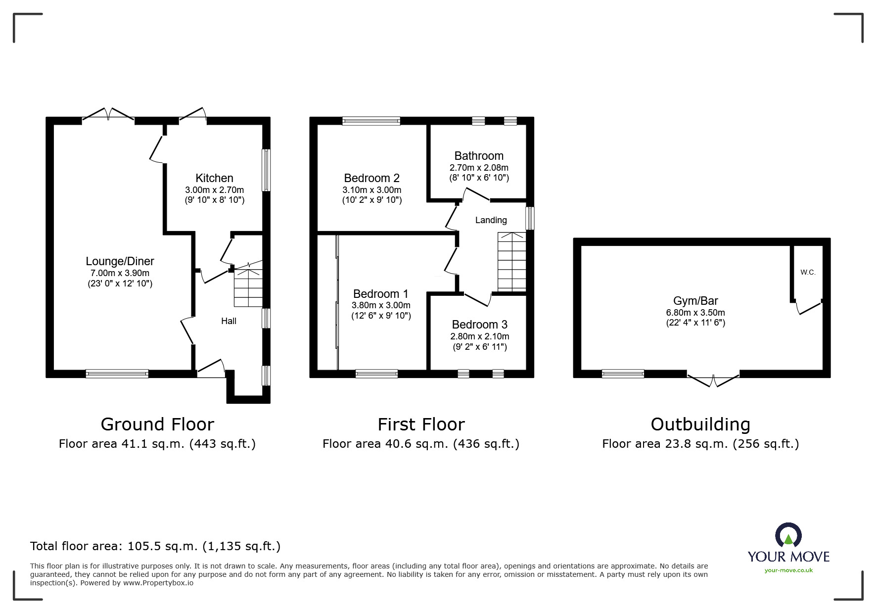 Floorplan of 3 bedroom Semi Detached House for sale, Cemetery Road, Wath-upon-dearne, Rotherham, S63