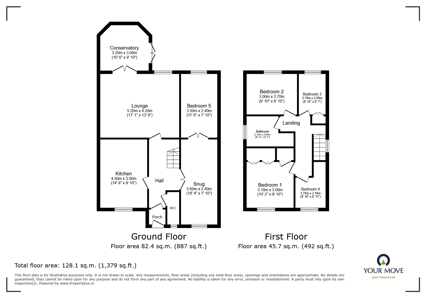Floorplan of 5 bedroom Detached House for sale, Thornbrook Gardens, Chapeltown, Sheffield, S35