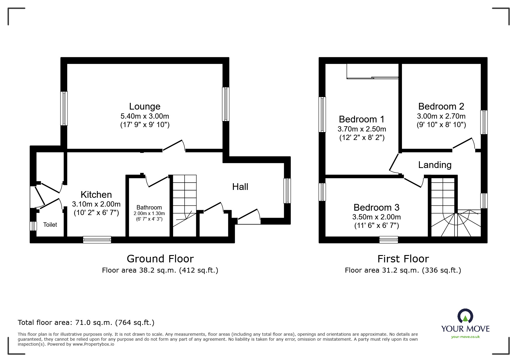 Floorplan of 3 bedroom Semi Detached House for sale, Gregg House Road, Sheffield, S5