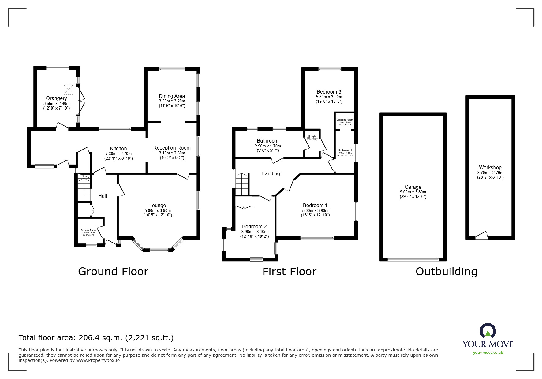 Floorplan of 4 bedroom Detached House for sale, Park View Road, Chapeltown, Sheffield, S35