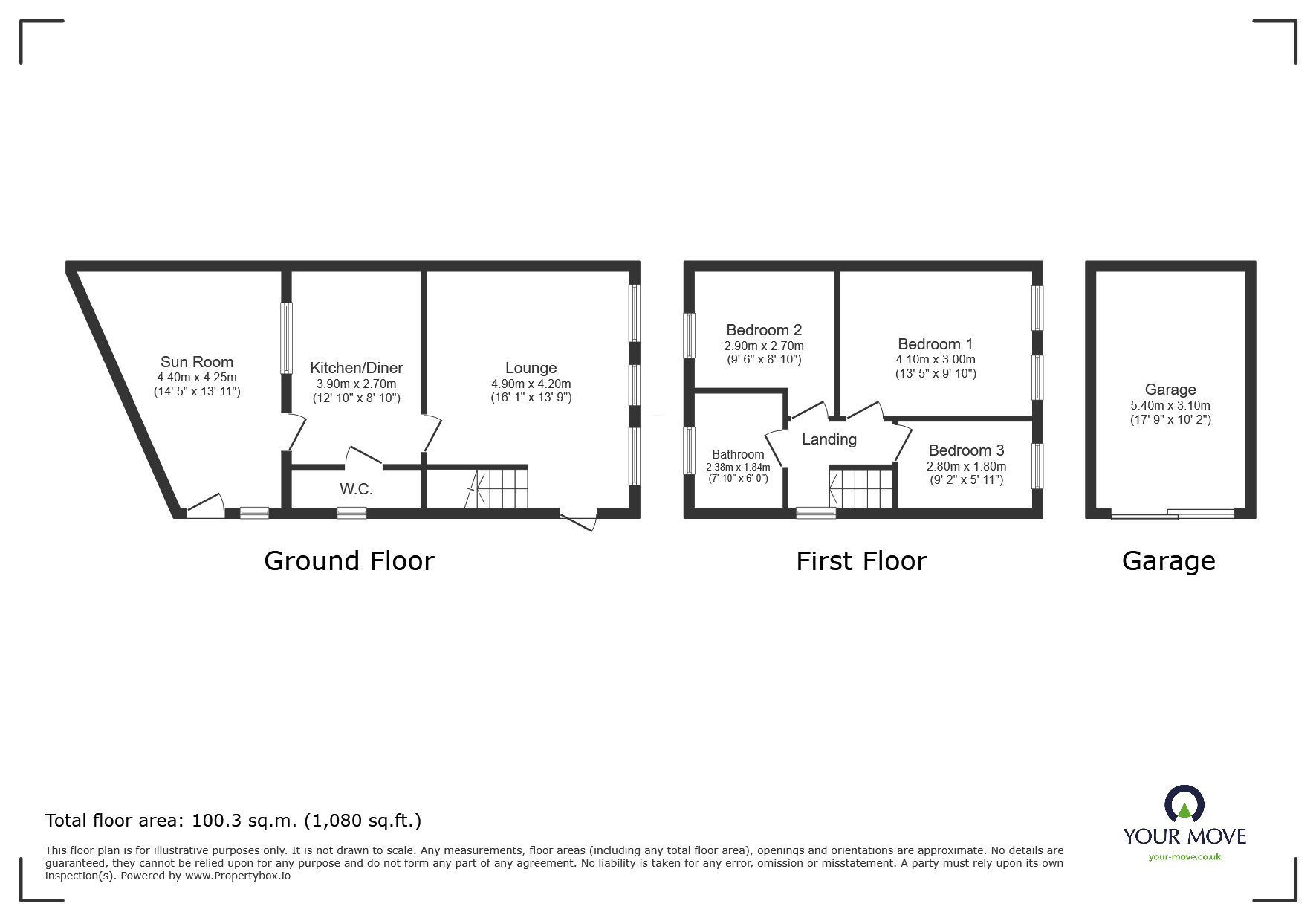 Floorplan of 3 bedroom Semi Detached House for sale, Molineaux Road, Sheffield, S5
