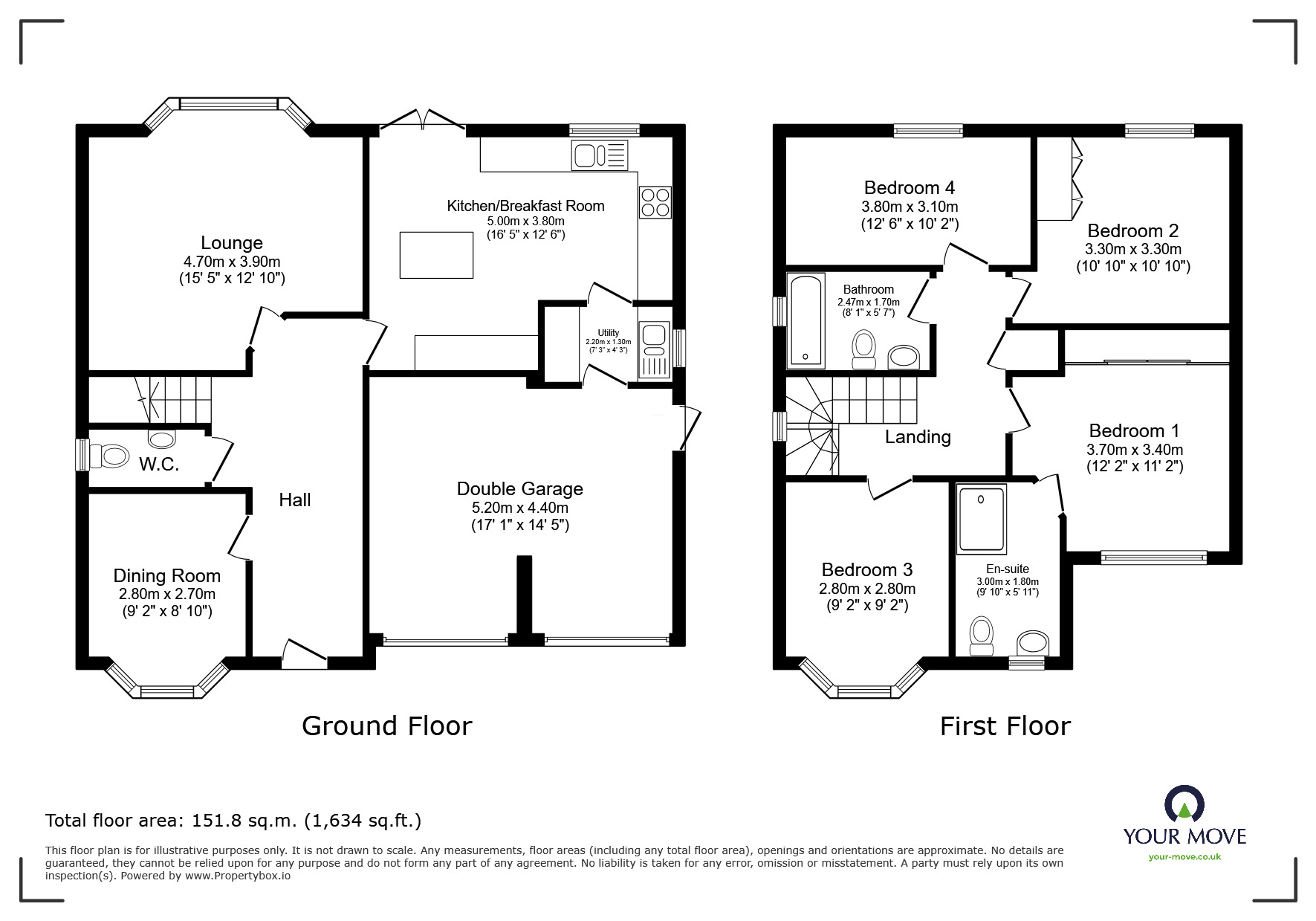 Floorplan of 4 bedroom Detached House for sale, Newton Vale, Chapeltown, Sheffield, S35