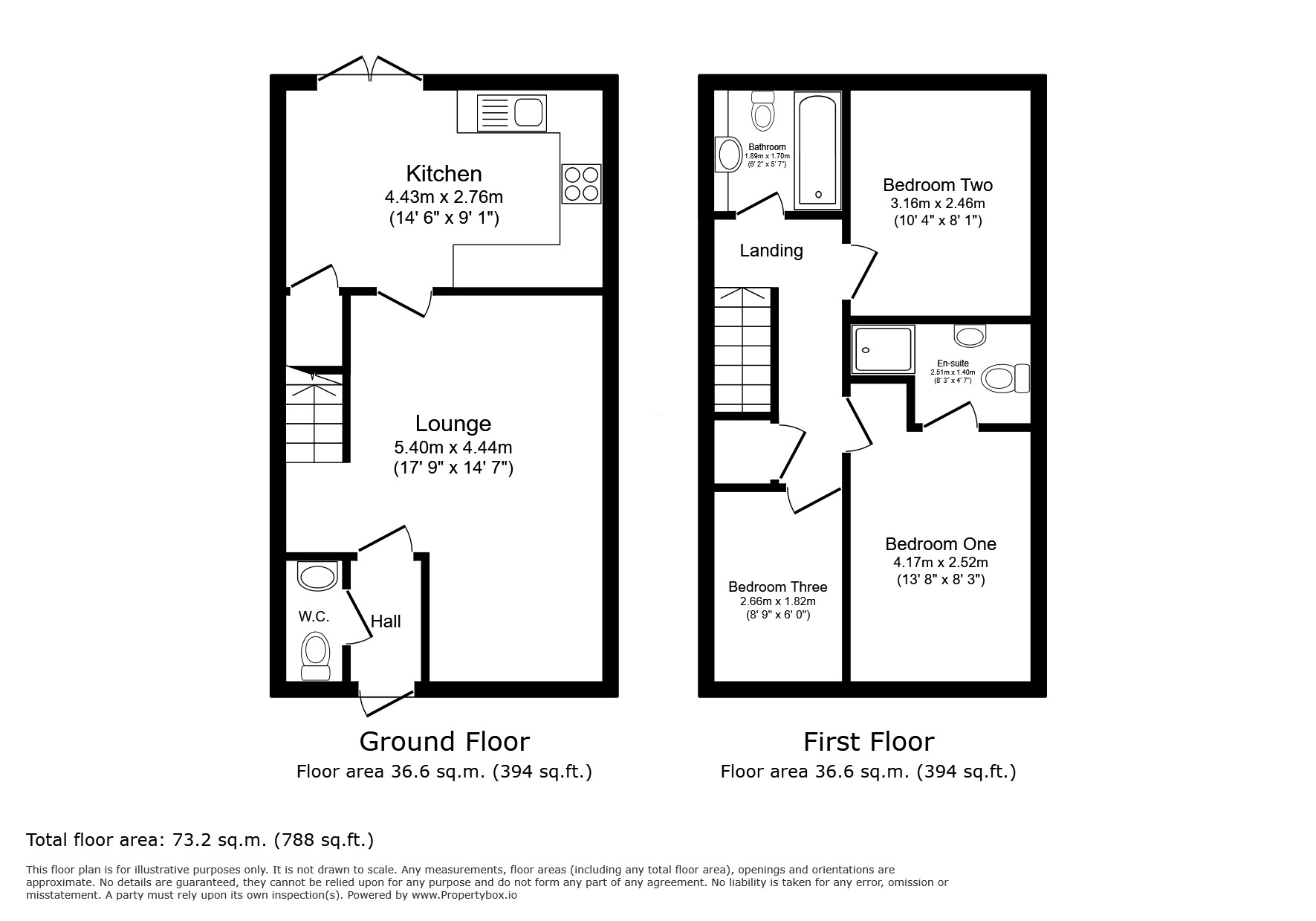 Floorplan of 3 bedroom Semi Detached House to rent, Goldcrest Drive, St Mary's Island, Kent, ME4