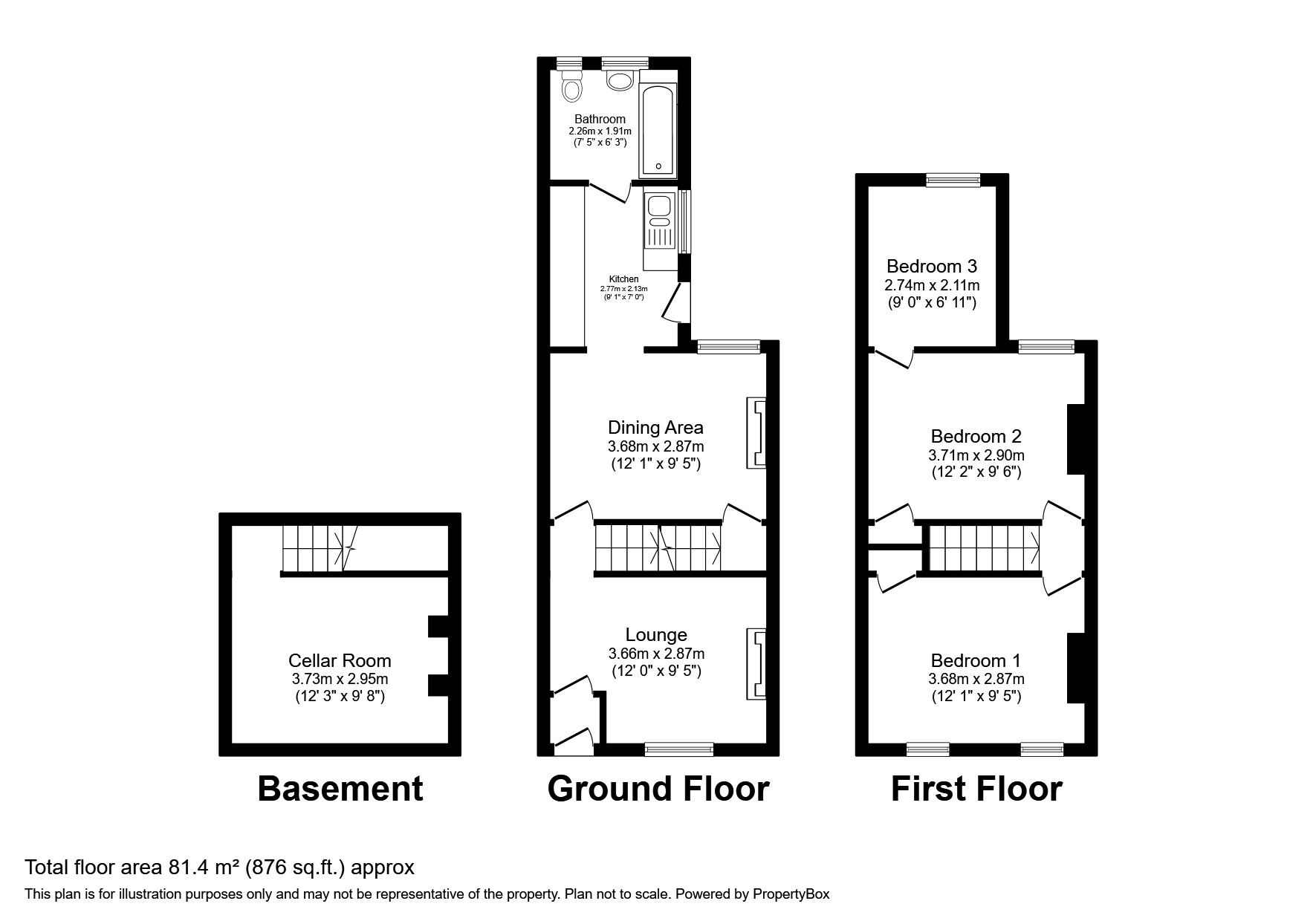 3 bedroom Mid Terrace House for sale, Gordon Road, Chatham, ME4 £220,000