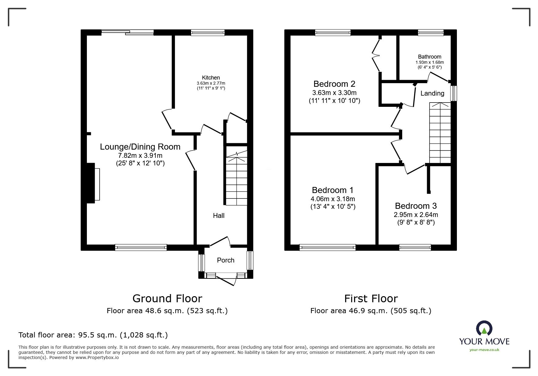 Floorplan of 3 bedroom Semi Detached House for sale, Wayfield Road, Chatham, Kent, ME5