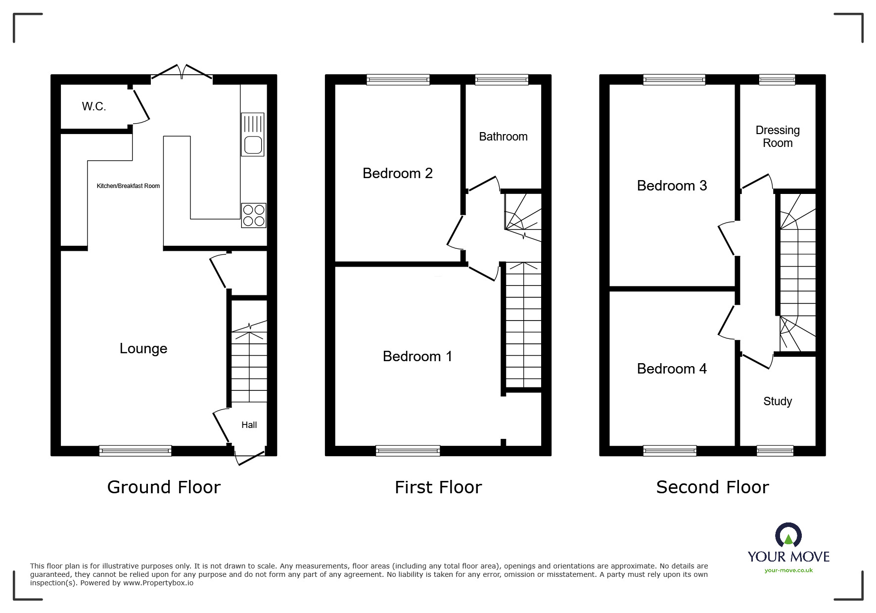Floorplan of 4 bedroom Semi Detached House for sale, Wayfield Road, Wayfield, Medway,, ME5