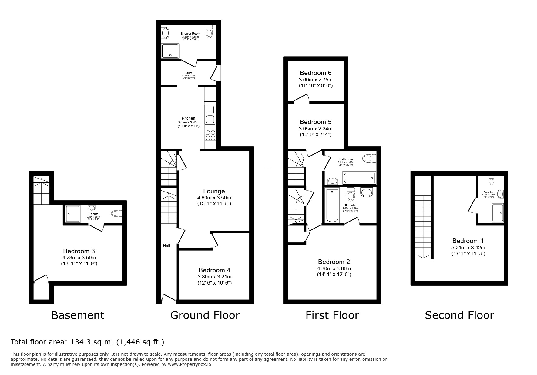 Floorplan of 1 bedroom Property to rent, Rochester Street, Chatham, Kent, ME4