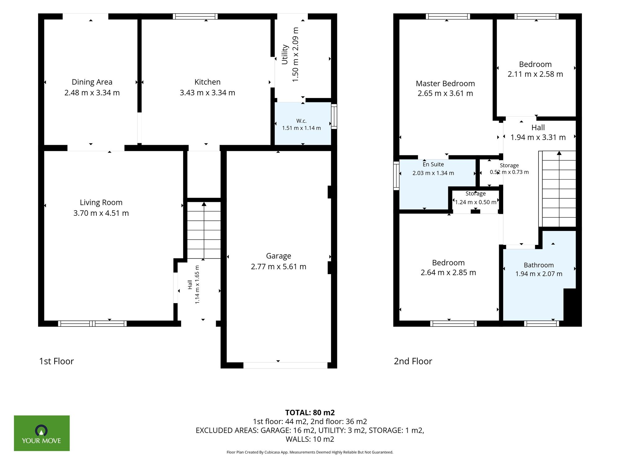 Floorplan of 3 bedroom Detached House for sale, Devine Grove, Newmains, North Lanarkshire, ML2