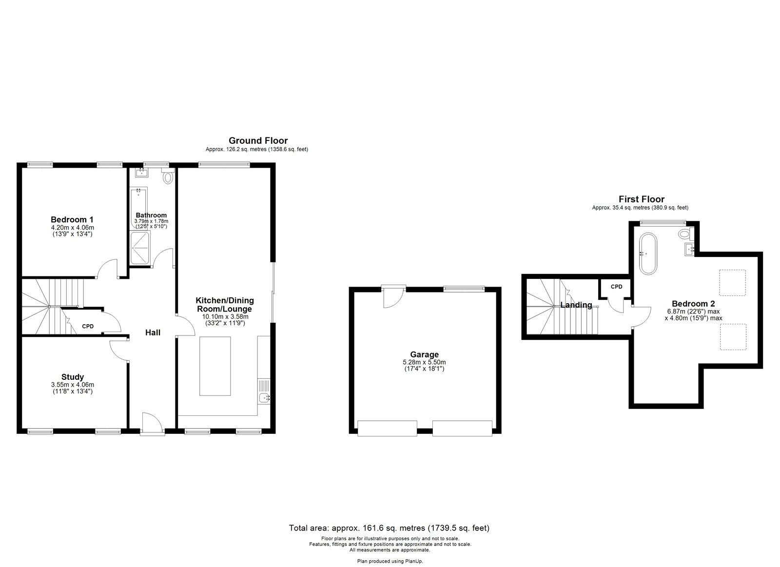 Floorplan of 3 bedroom Semi Detached House for sale, Dyke Heads Lane, Greenside, Tyne and Wear, NE40