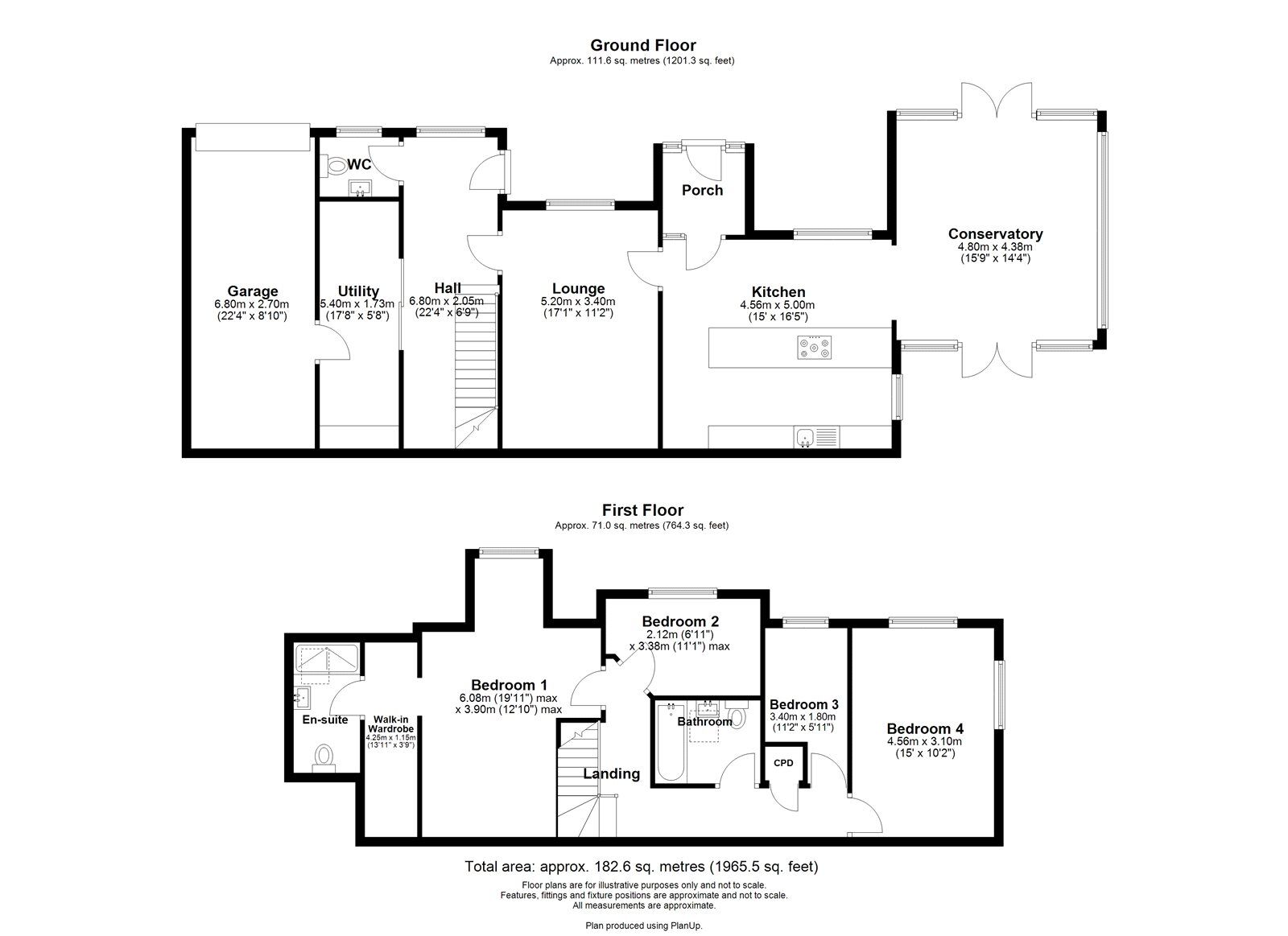 Floorplan of 4 bedroom Detached House for sale, Barmoor, Ryton, Tyne and Wear, NE40