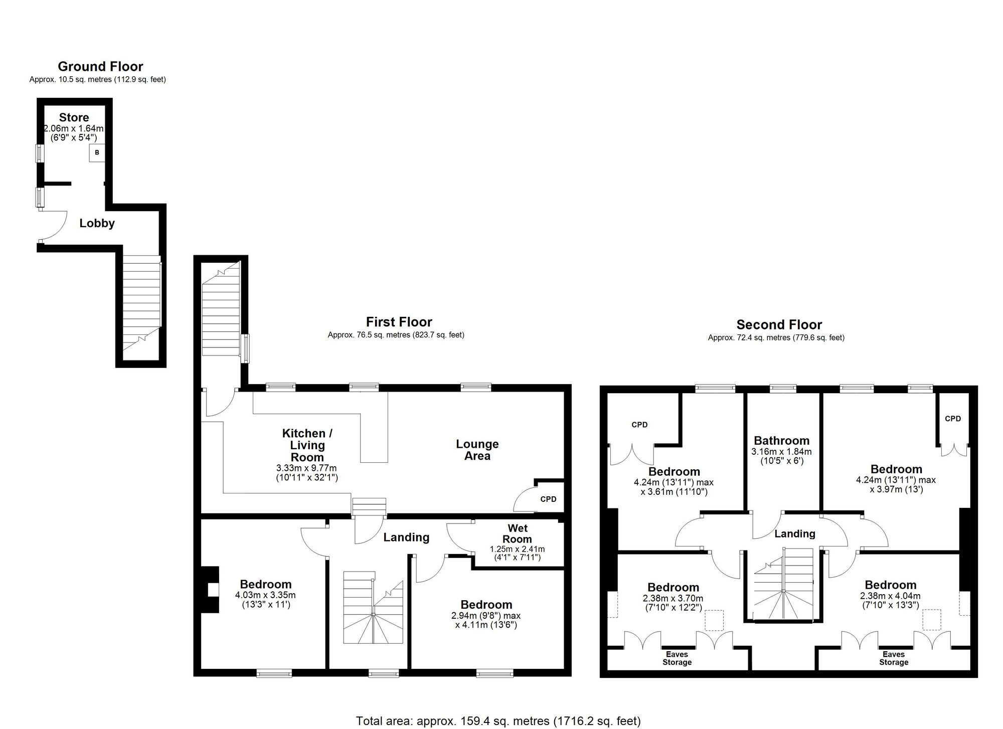 Floorplan of 6 bedroom  Flat for sale, Main Street, Crawcrook, Tyne and Wear, NE40