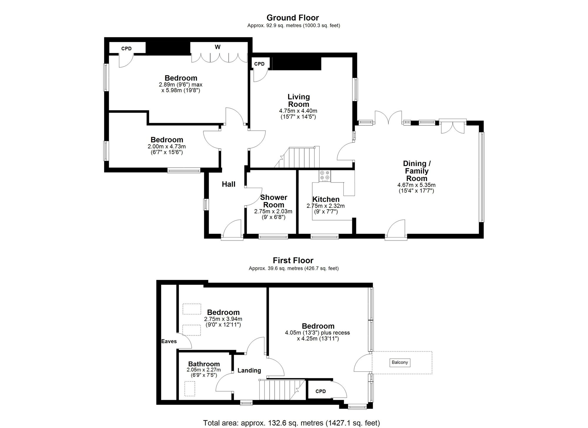 Floorplan of 4 bedroom Semi Detached House for sale, Wylam Wood Road, Wylam, Northumberland, NE41
