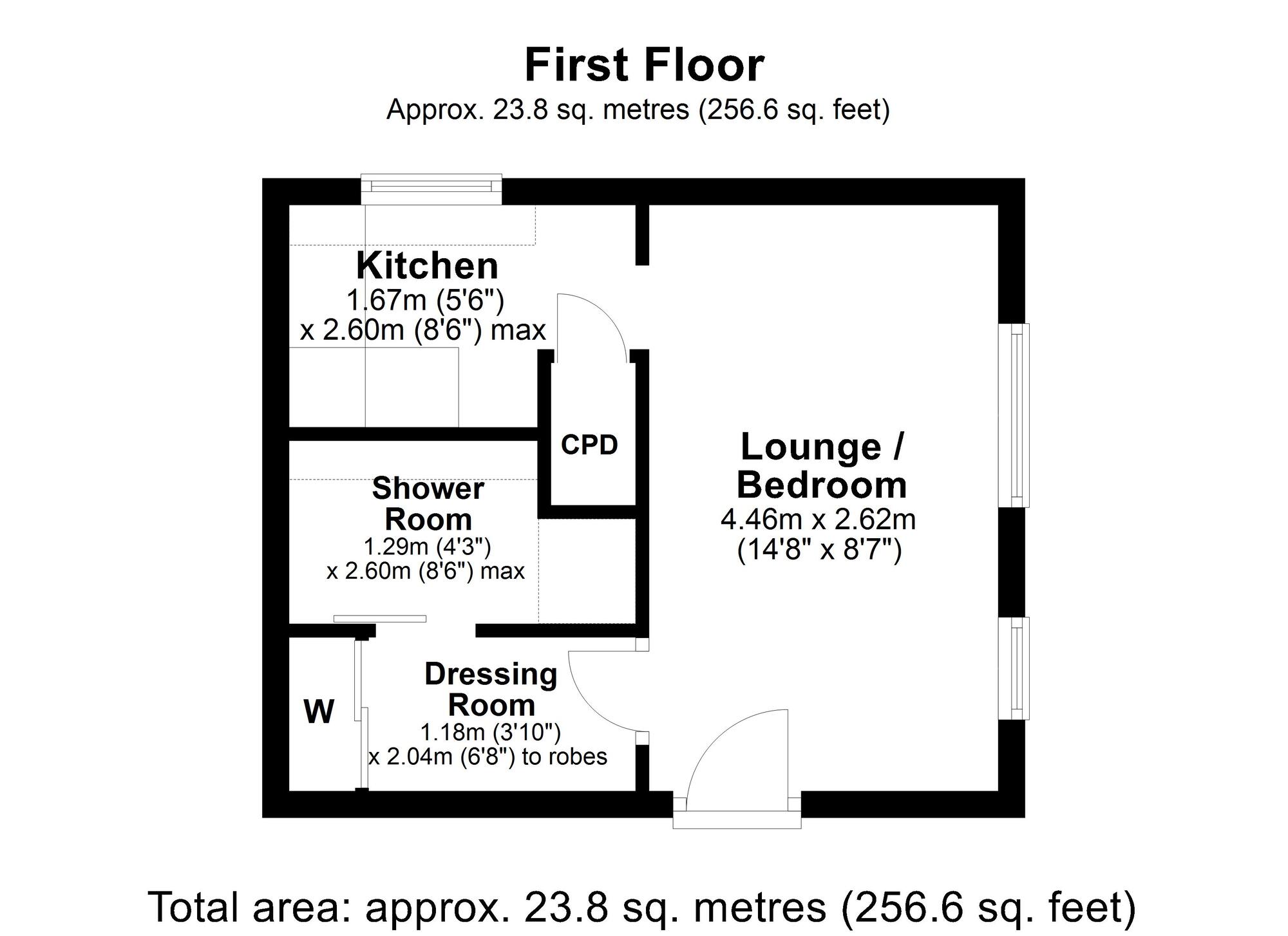 Floorplan of 1 bedroom Flat for sale, Mollyfair Close, Crawcrook, Ryton, Tyne and Wear, NE40