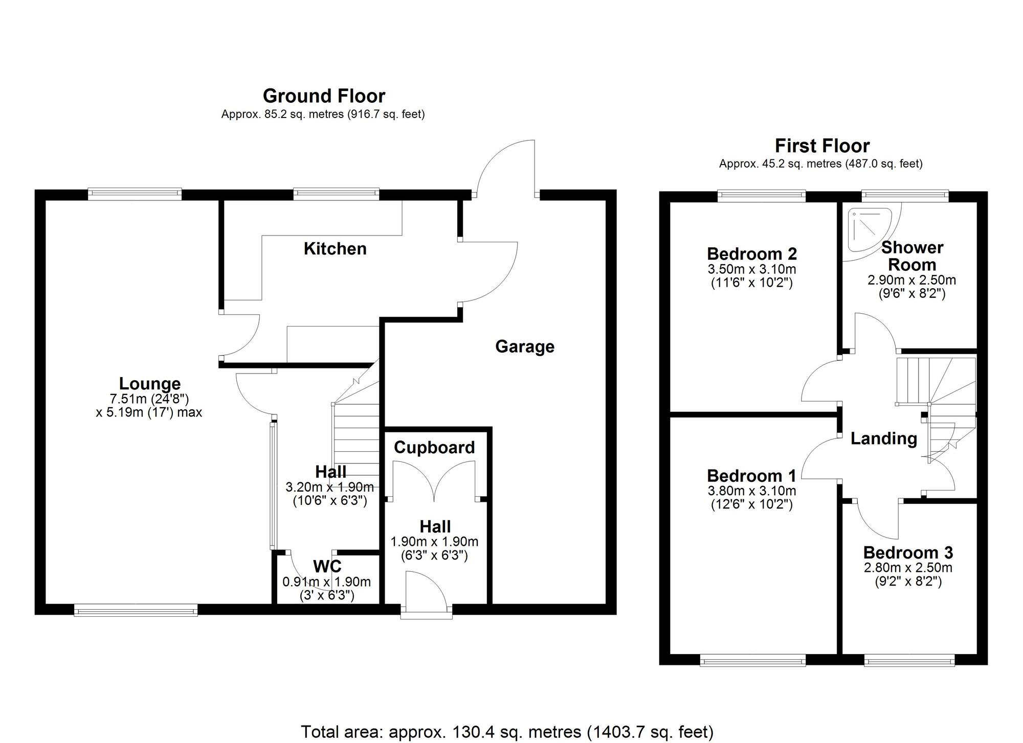 Floorplan of 3 bedroom Detached House for sale, St. Agnes Gardens West, Ryton, Tyne and Wear, NE40