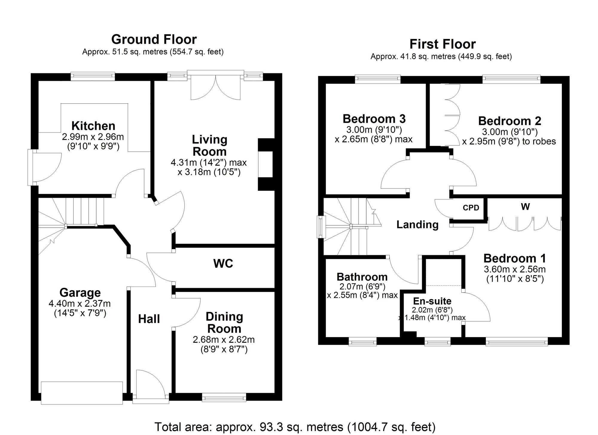 Floorplan of 3 bedroom Detached House for sale, Jarvis Drive, Ryton, Tyne and Wear, NE40