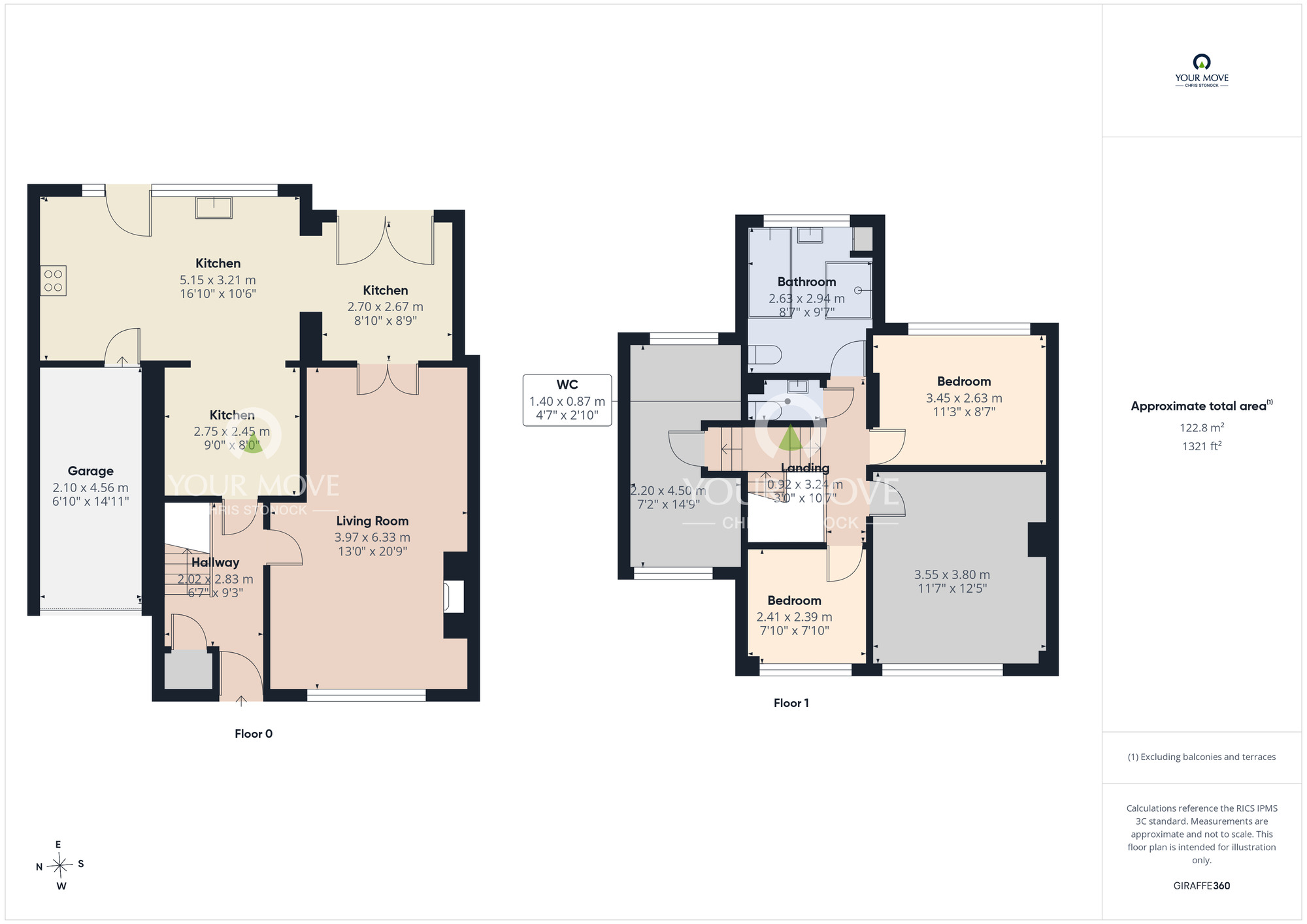 Floorplan of 4 bedroom Semi Detached House for sale, Holburn Close, Ryton, Tyne and Wear, NE40