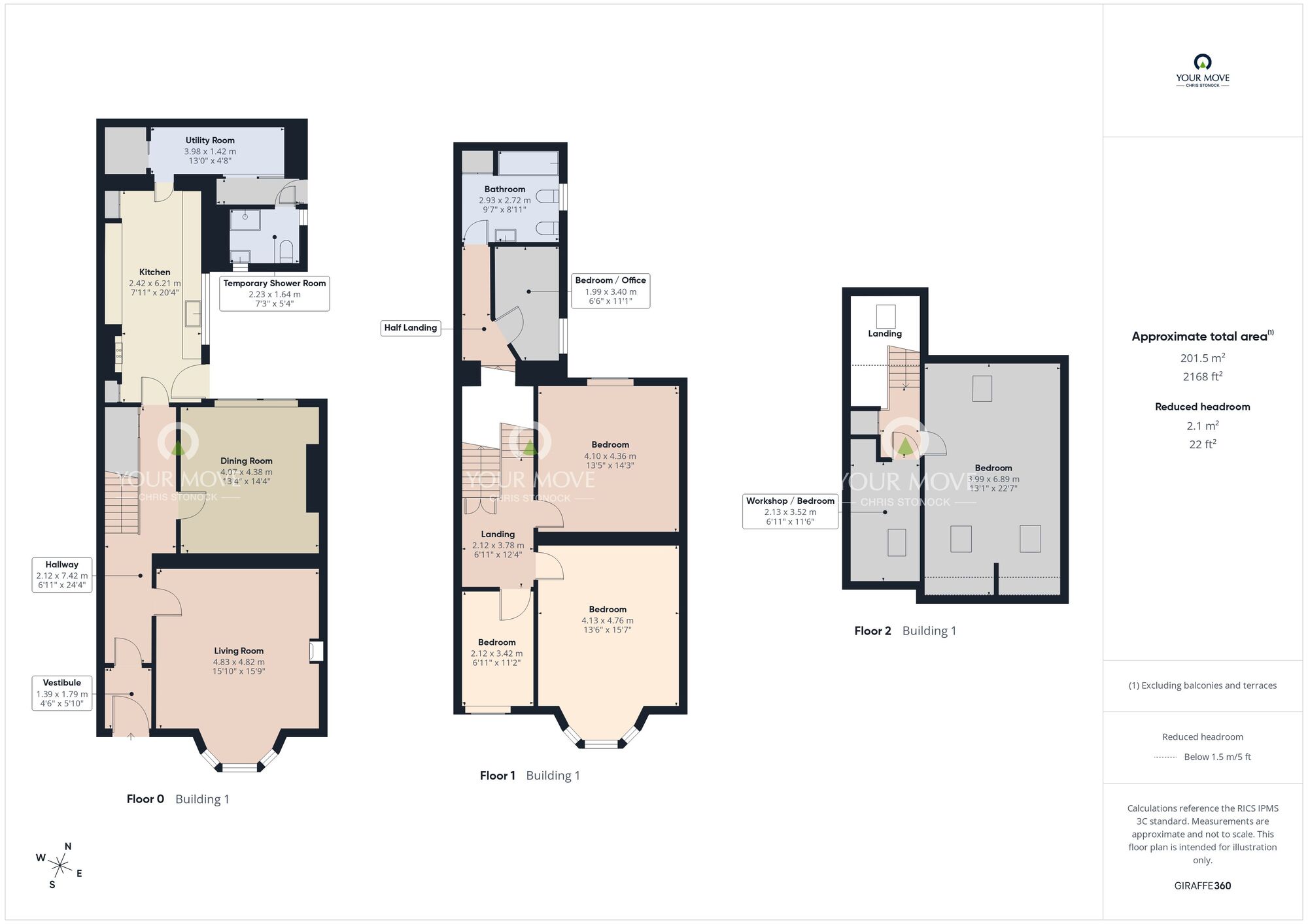 Floorplan of 5 bedroom Semi Detached House for sale, Main Road, Ryton, Tyne and Wear, NE40