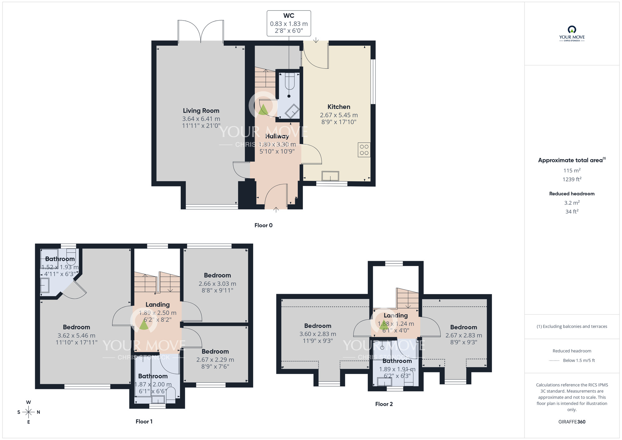 Floorplan of 5 bedroom Detached House for sale, Robson Close, Crawcrook, Tyne and Wear, NE40