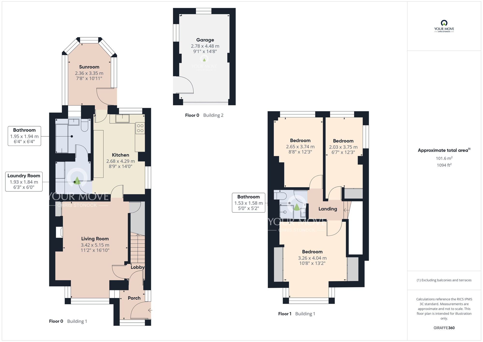 Floorplan of 3 bedroom Semi Detached House for sale, Green Grove, Woodside, Tyne and Wear, NE40