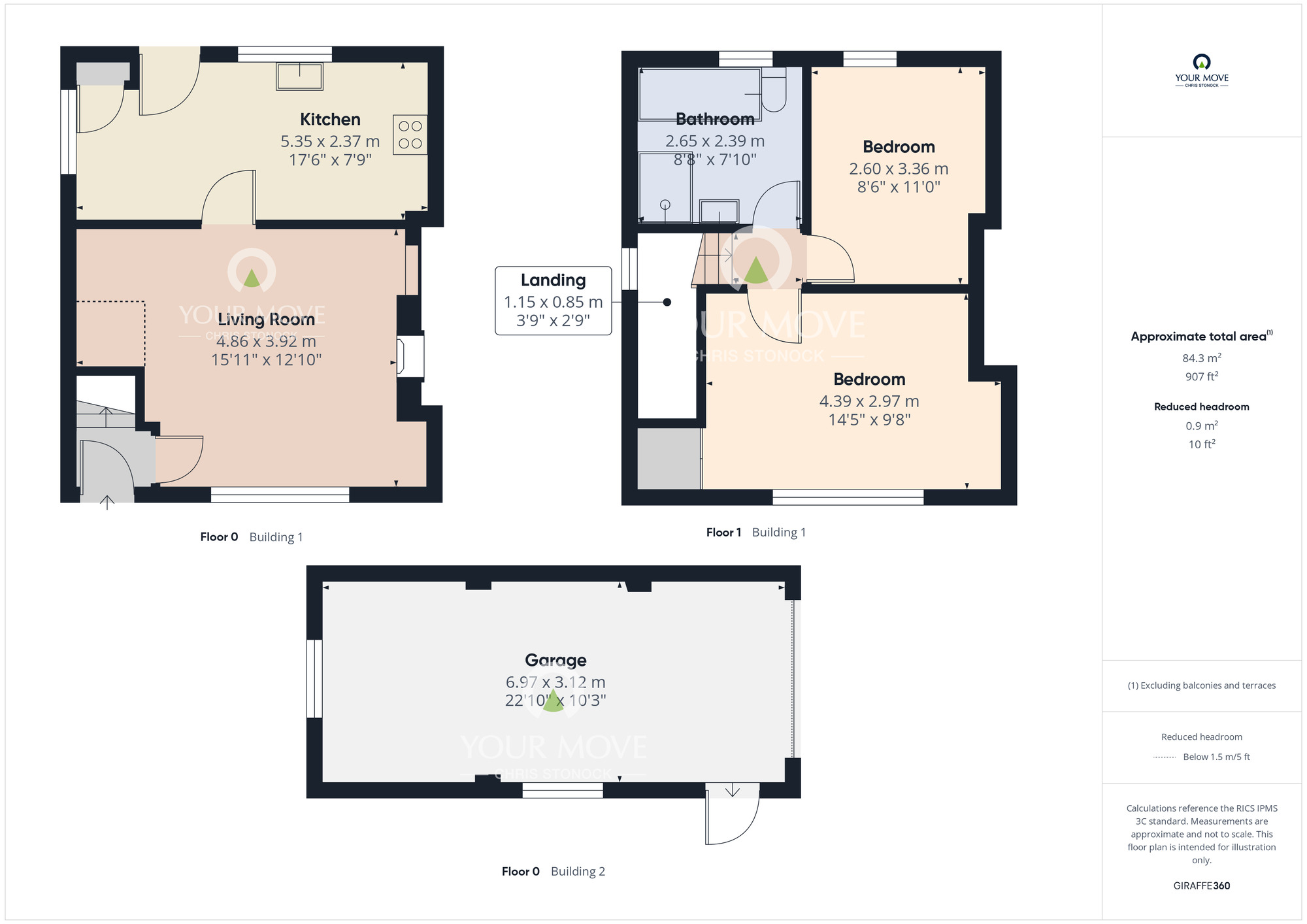 Floorplan of 2 bedroom End Terrace House for sale, Lloyd Street, Crawcrook  Ryton, Tyne and Wear, NE40