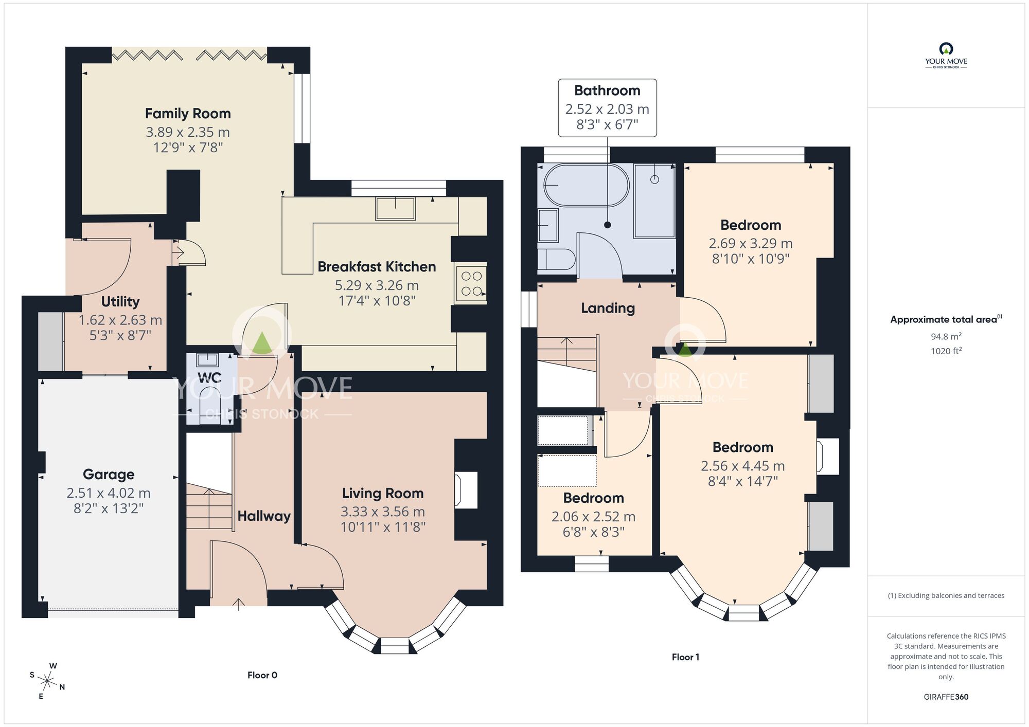 Floorplan of 3 bedroom Semi Detached House for sale, St. Agnes Gardens West, Crawcrook, Ryton, NE40