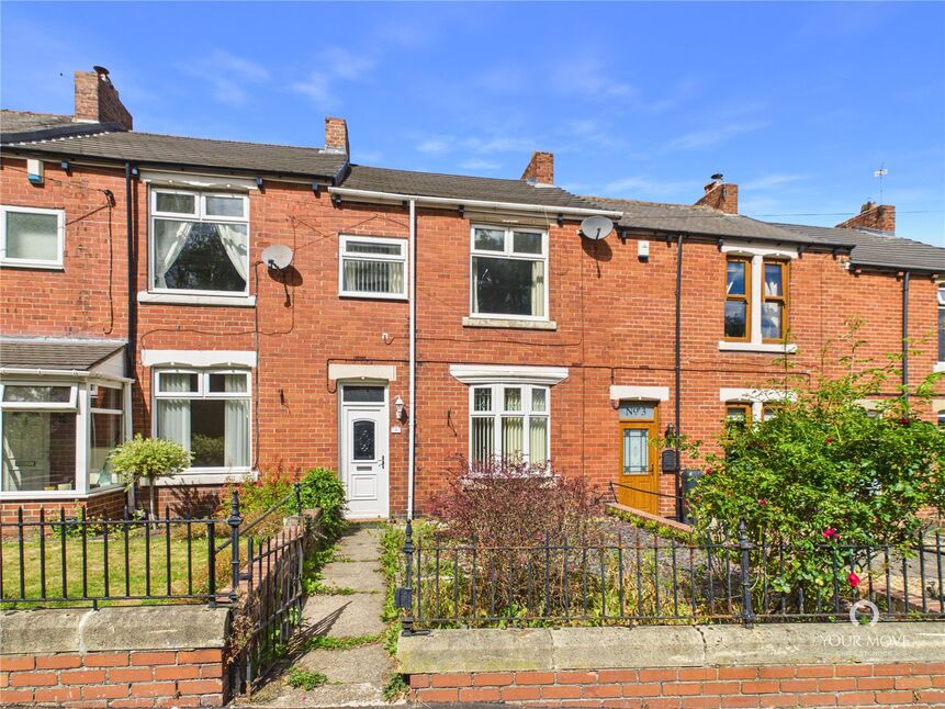 Main image of 3 bedroom Mid Terrace House for sale, Delhi Crescent, Woodside, Tyne and Wear, NE40