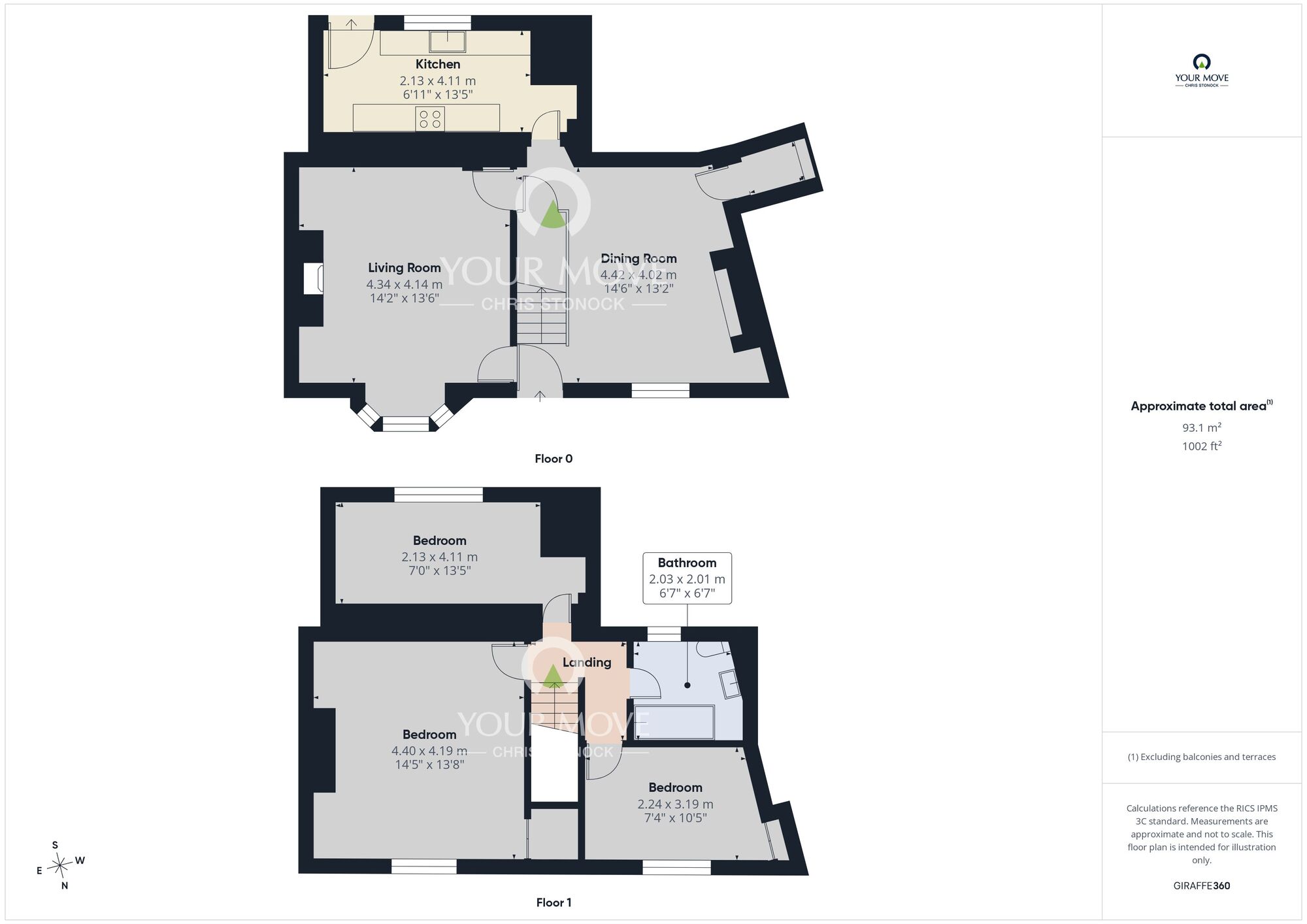 Floorplan of 3 bedroom Mid Terrace House for sale, Tweedys Buildings, Ryton, Tyne and Wear, NE40