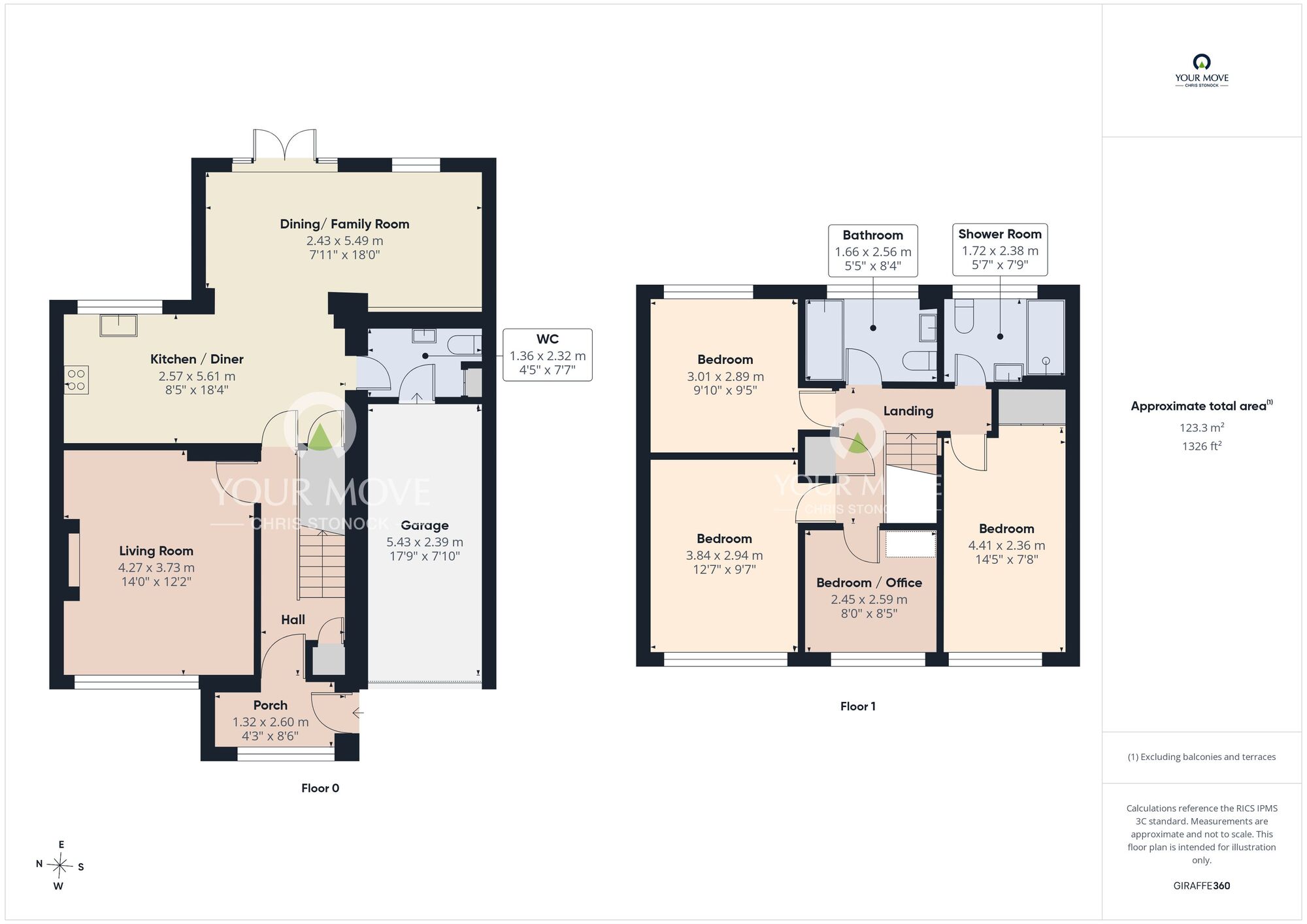 Floorplan of 4 bedroom Detached House for sale, Bywell Close, Ryton, Tyne and Wear, NE40